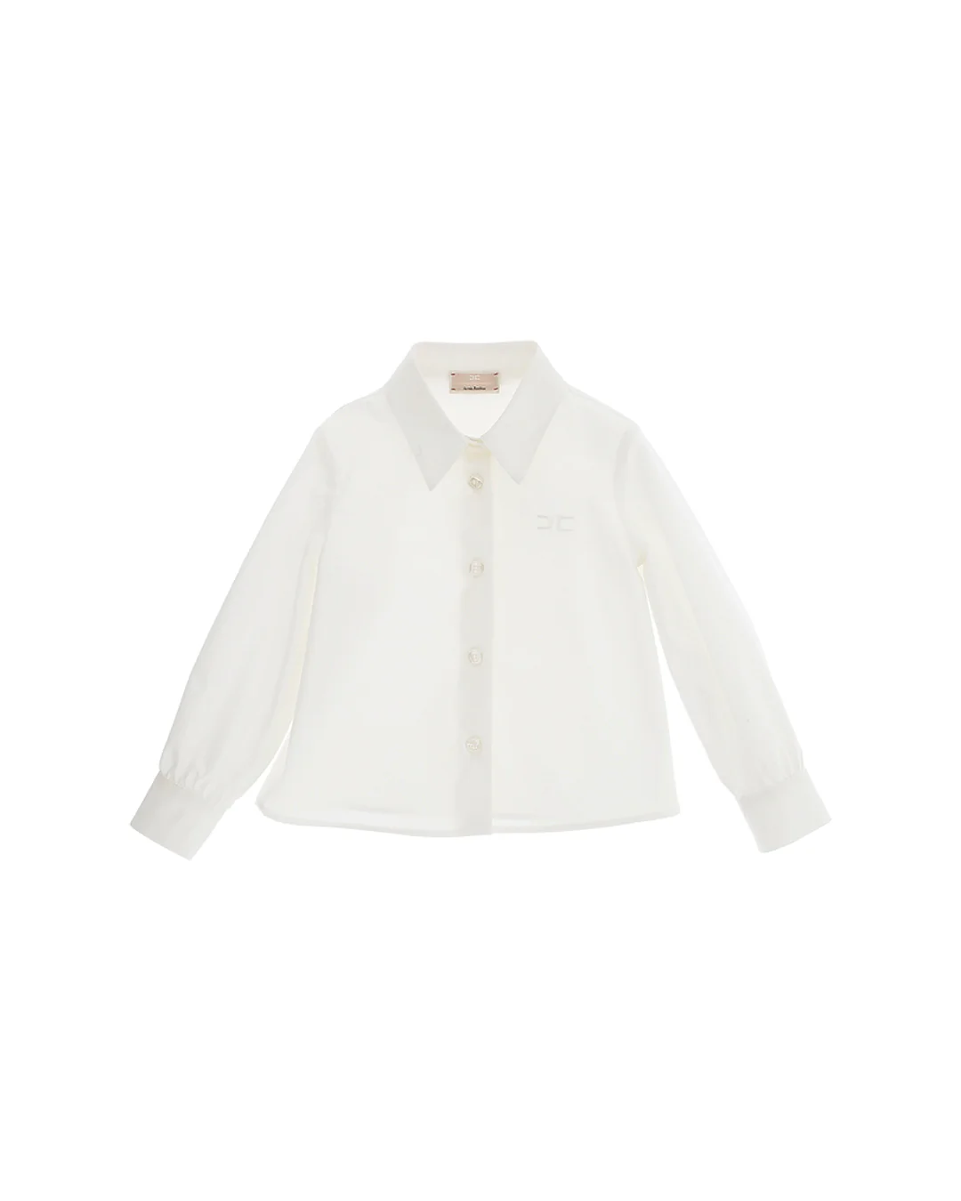 Elisabetta Franchi La Mia Bambina Camicia Panna per Neonate