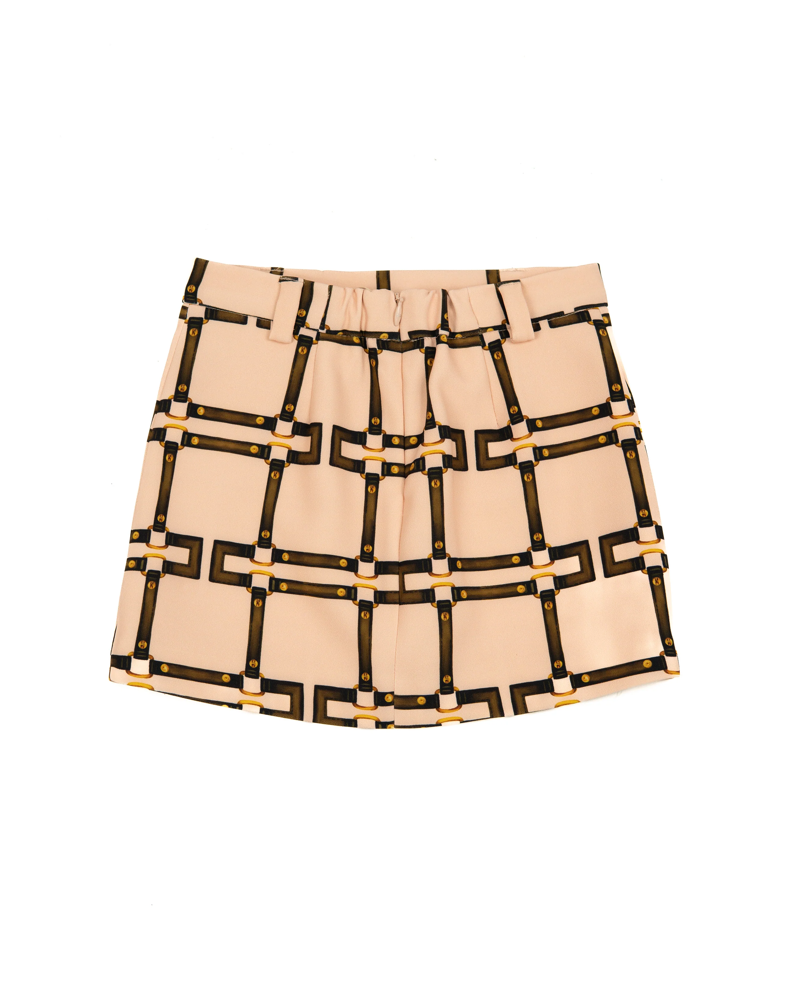 Elisabetta Franchi La Mia Bambina Gonna Rosa con Motivo Logo per Bambine