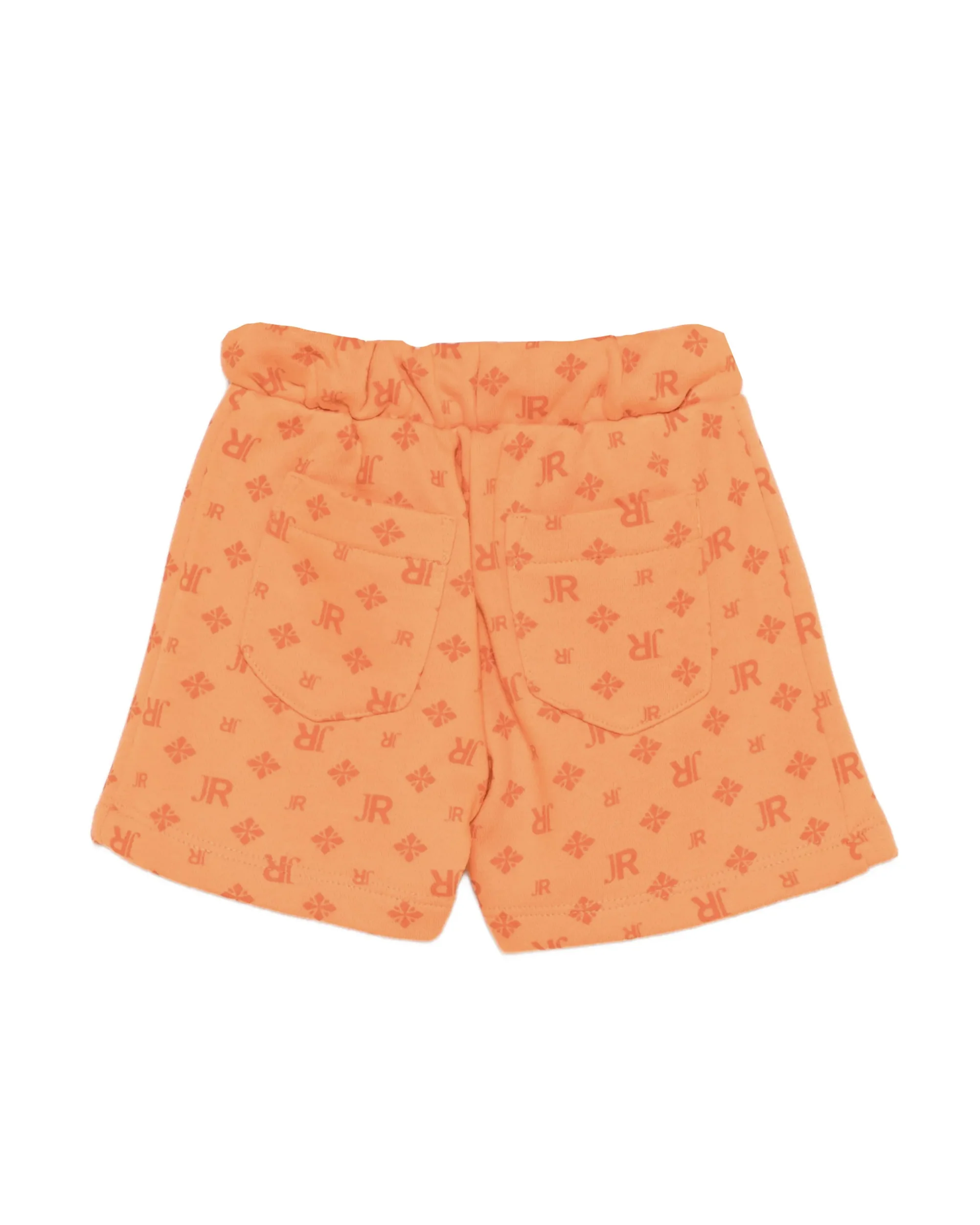 John Richmond Kids Short Arancione All-Over per Neonati
