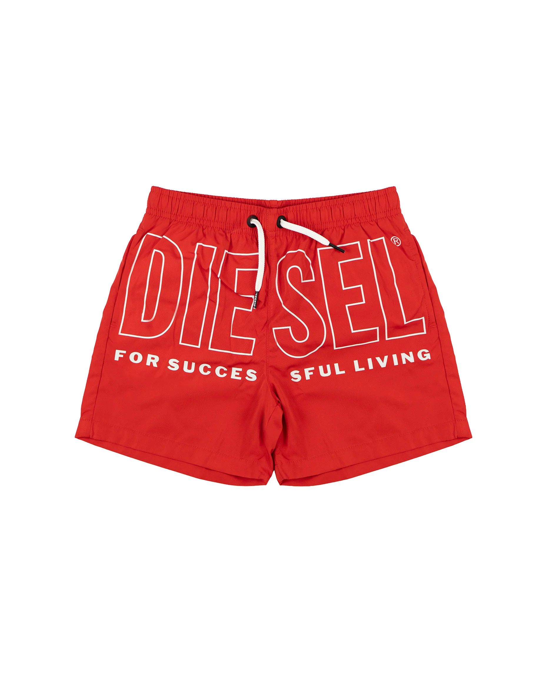Diesel Kids Costume Rosso con Maxi Logo per Bambini