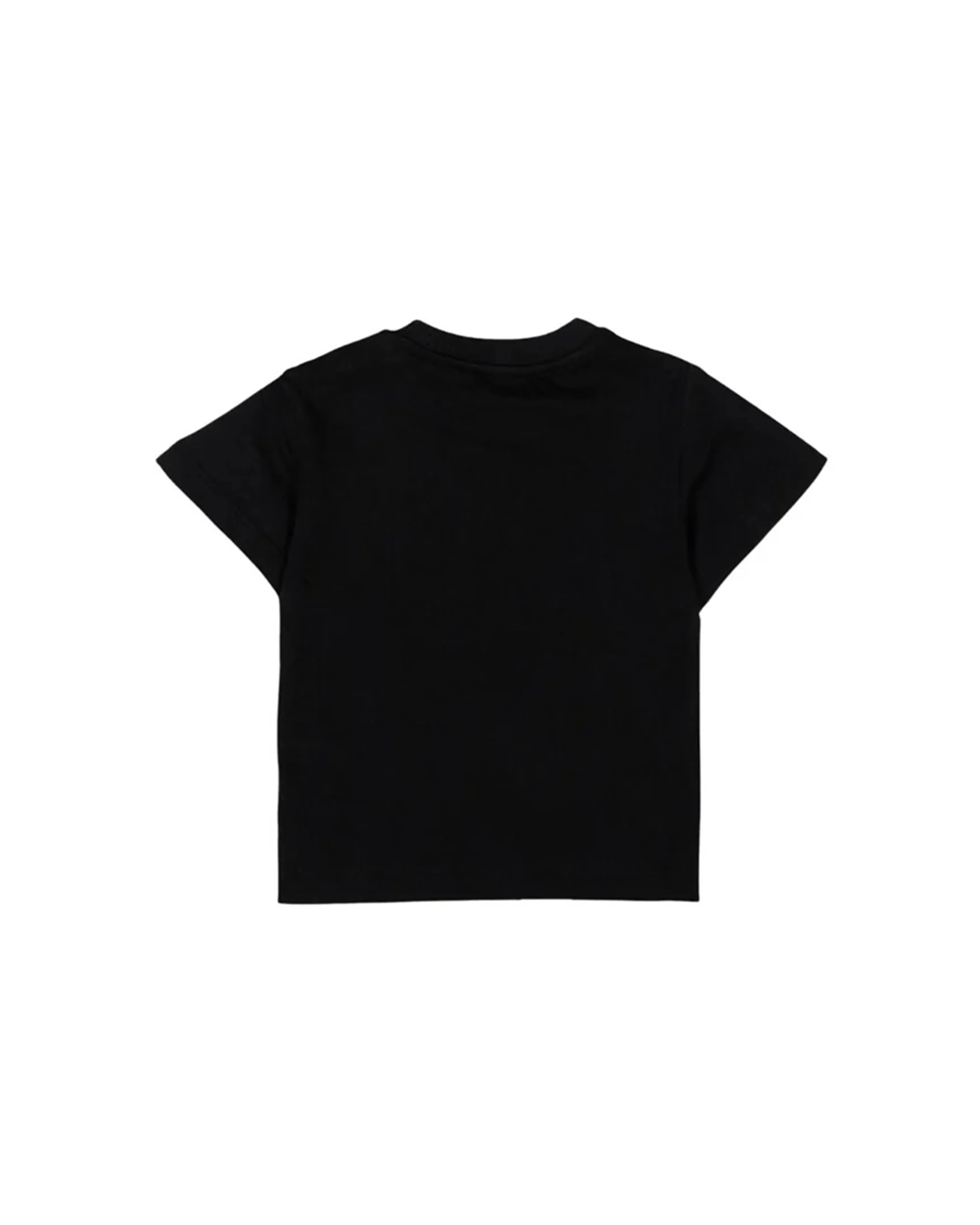 Moschino Kids T-Shirt Nero con Logo Teddy Bear per Neonati