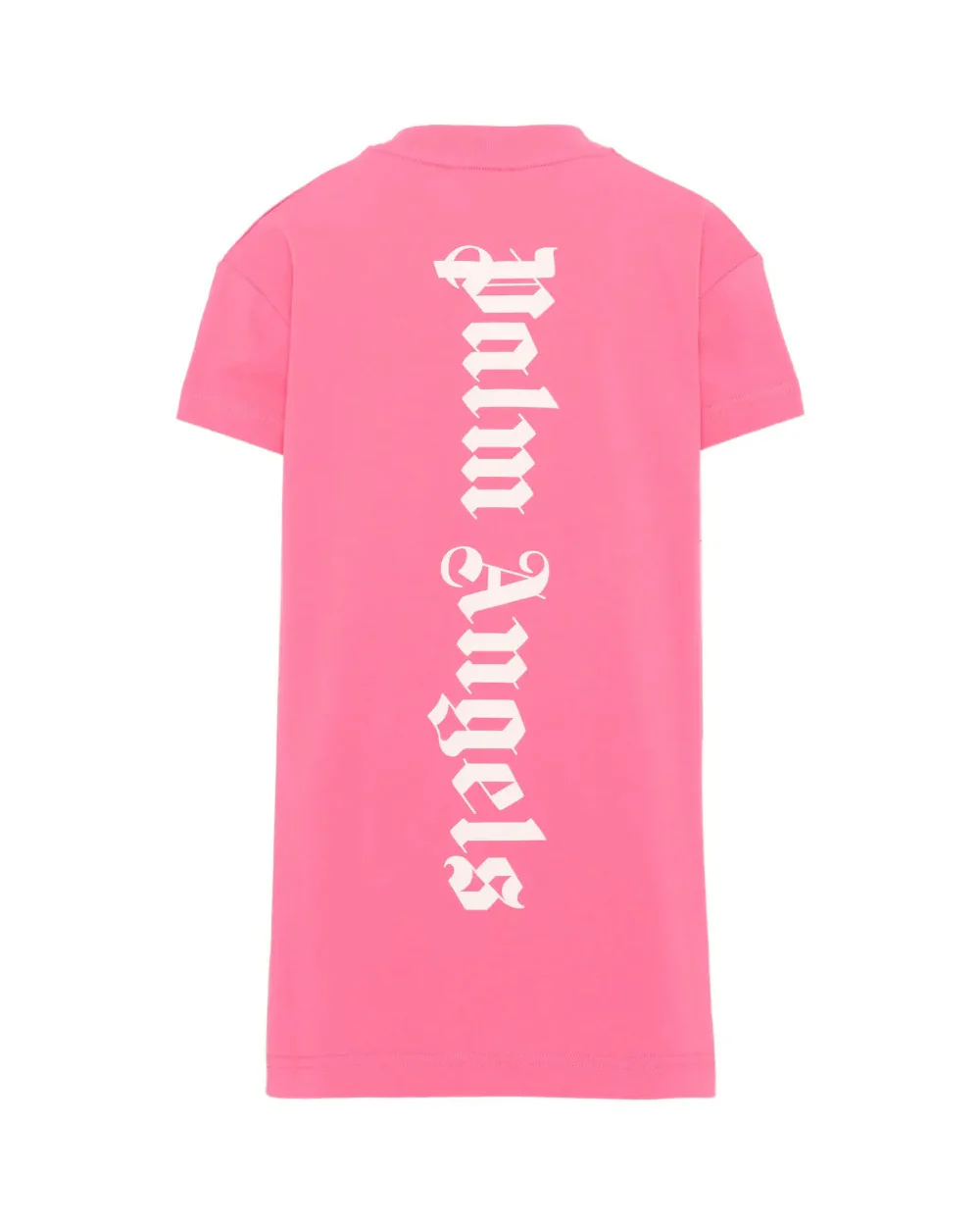 Palm Angels Kids Abito Rosa con Logo Bianco per Bambine