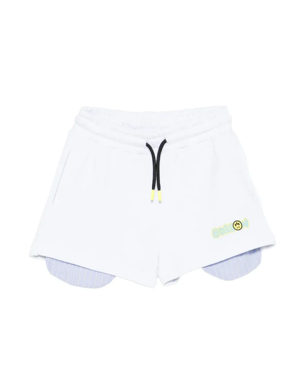 Barrow Kids Short Off-White con Stampa Logo per Bambine