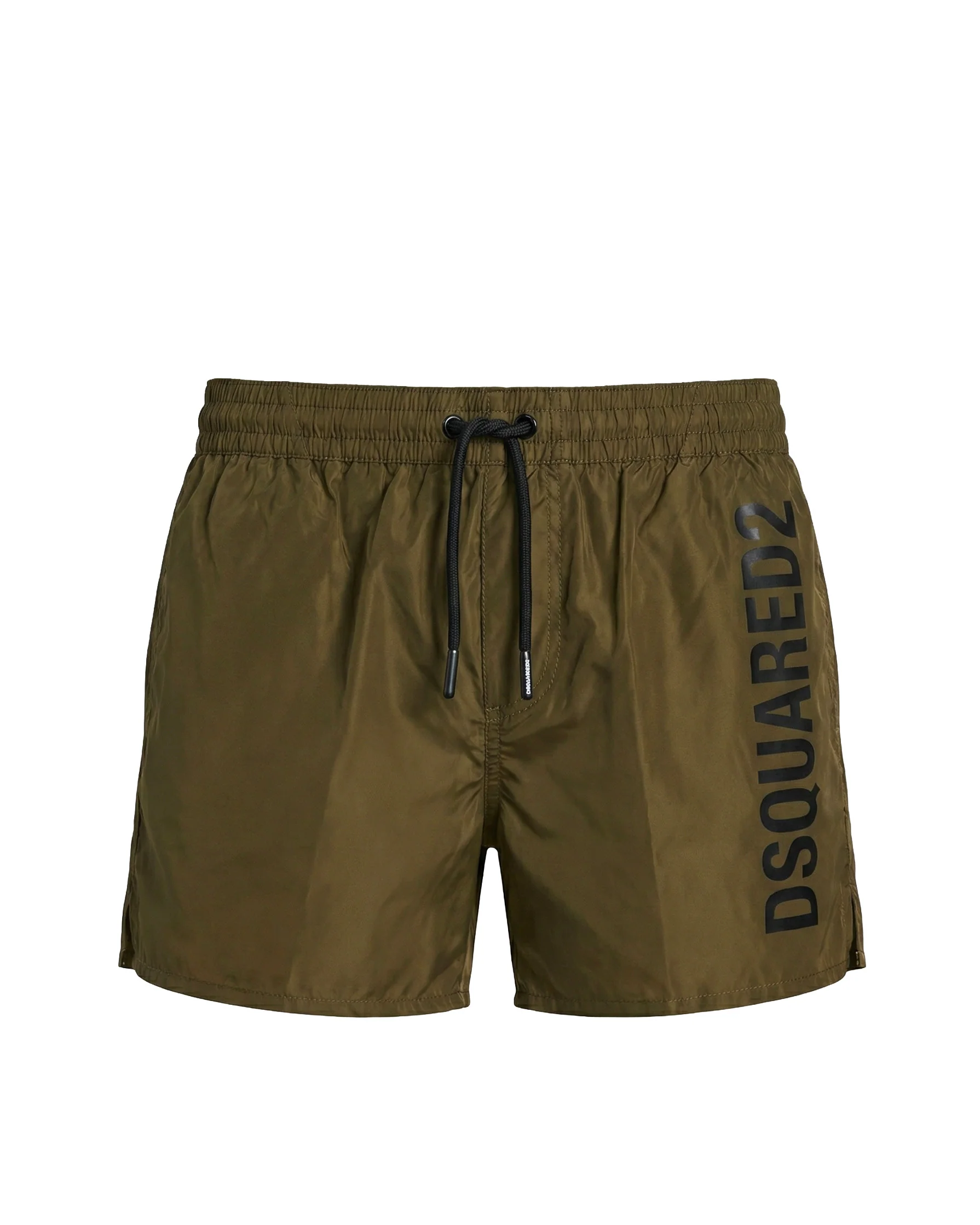 Dsquared2 Kids Costume Verde con Stampa Logo per Bambini