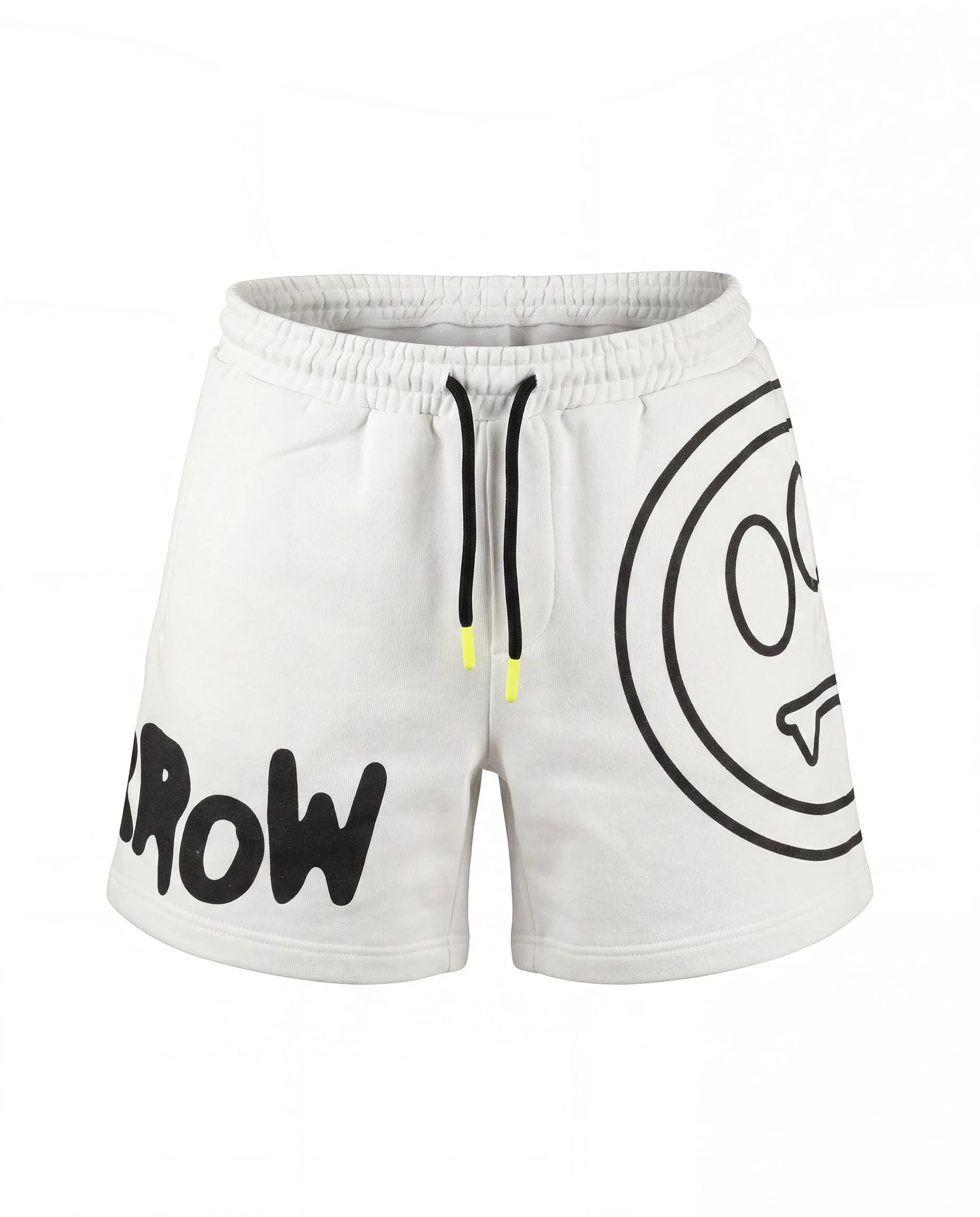 Barrow Kids Short Bianco con Stampa Logo Unisex