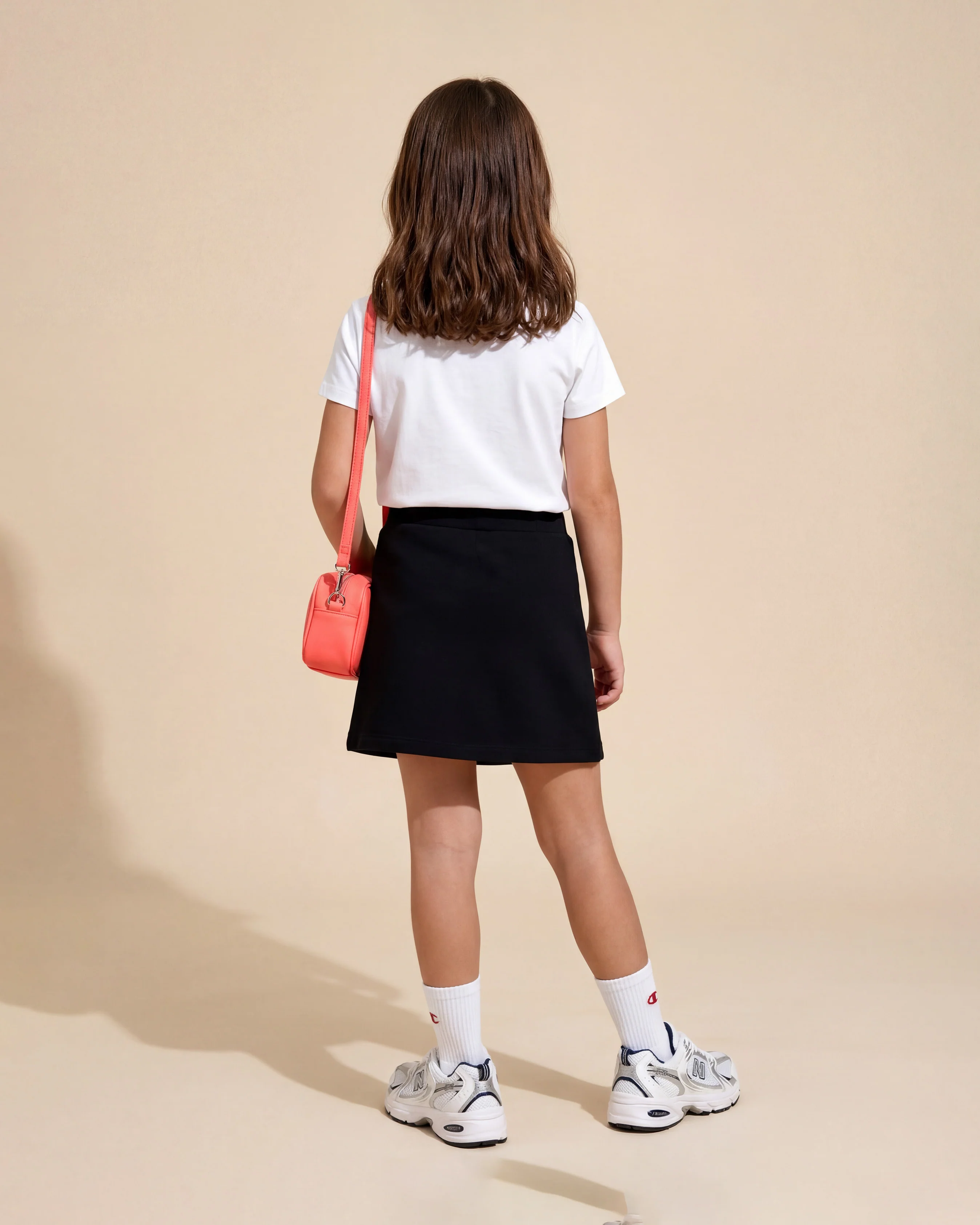 Diesel Kids T-Shirt Bianca con MAxi Stampa Logo a Contrasto Unisex per Bambini