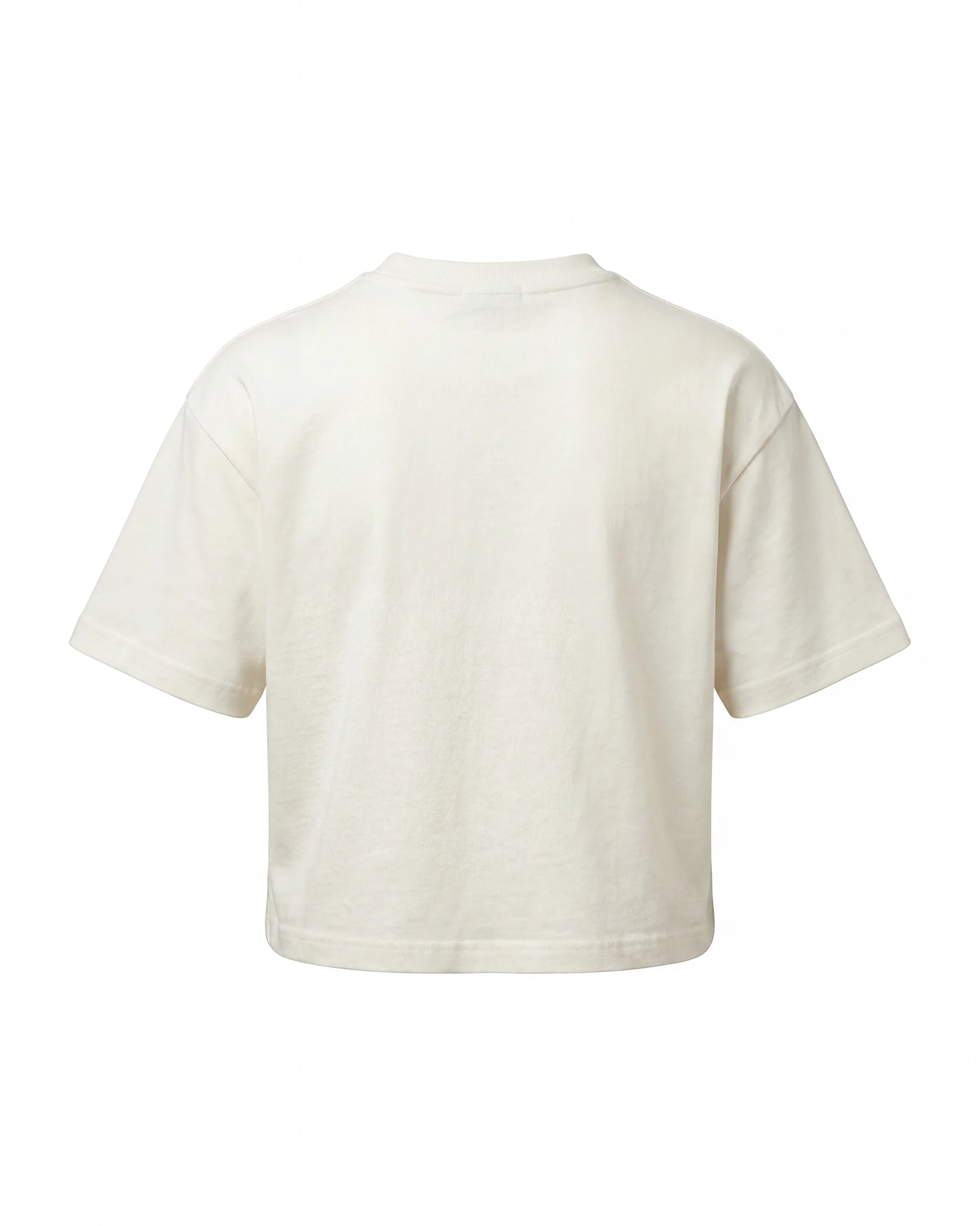 Vicolo Kids T-Shirt Off-White con Logo con Applicazioni per Bambine