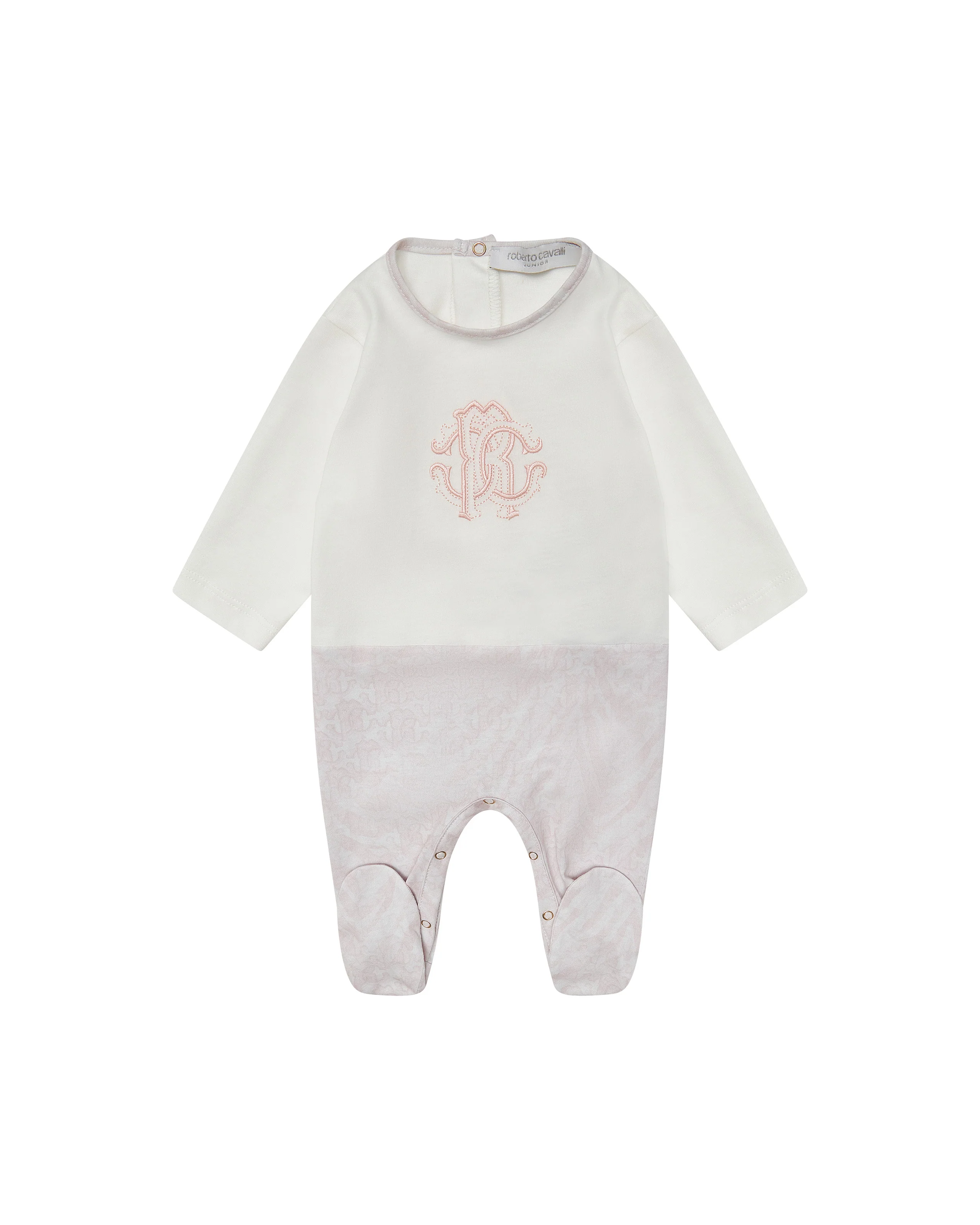 Roberto Cavalli Kids Set Tutina+Bavetta e Cappellino per Neonate