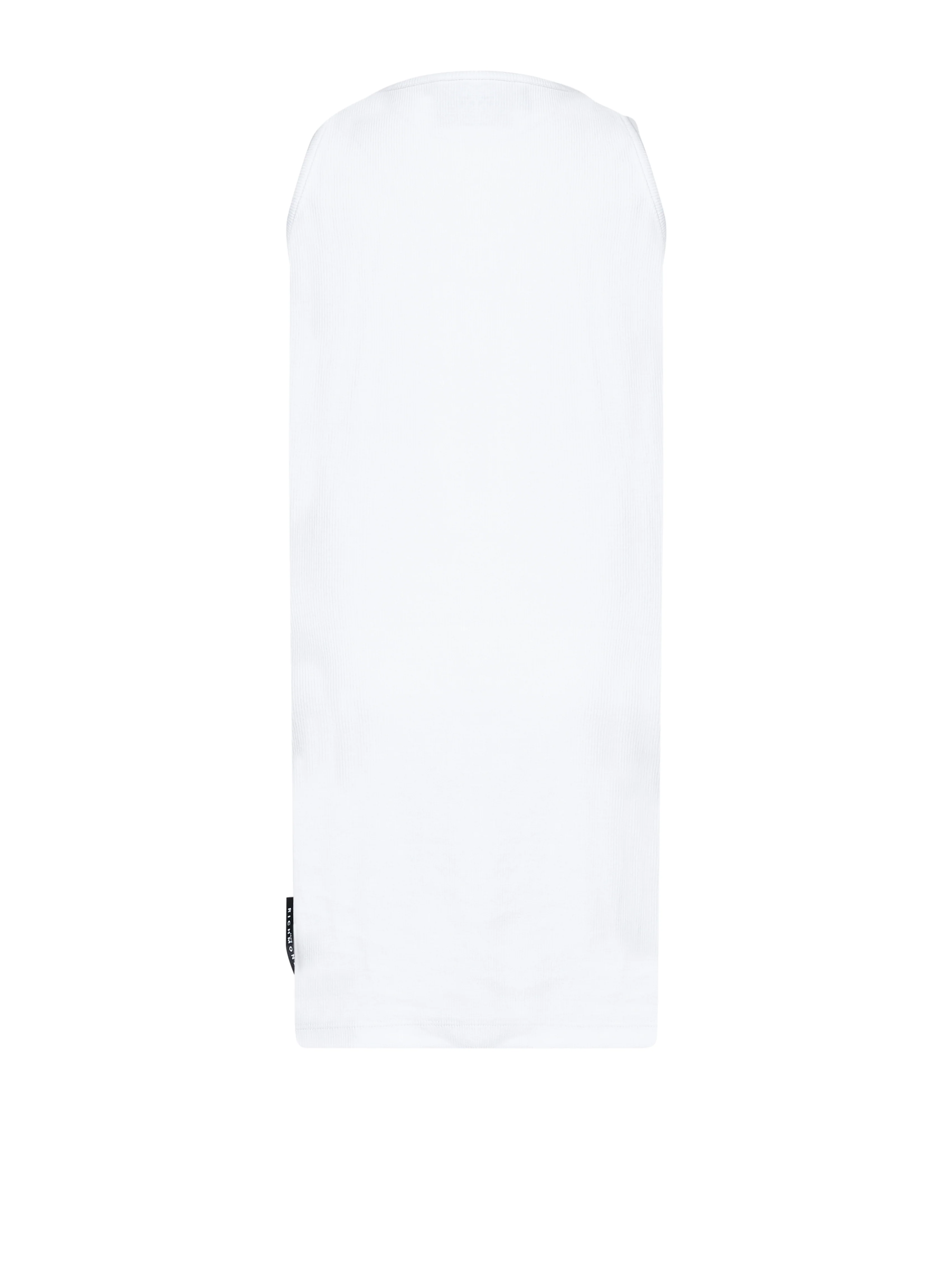 John Richmond Kids Abito Bianco con Logo per Bambine