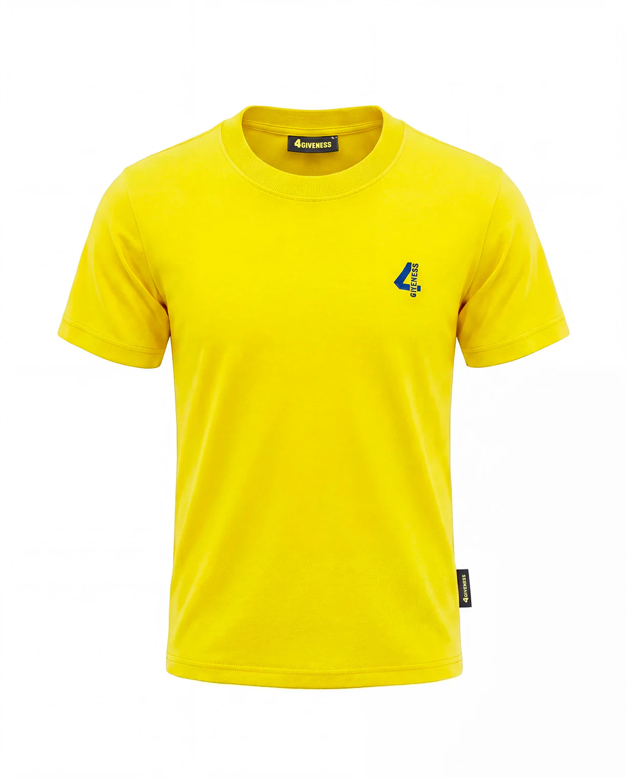4Giveness Kids T-Shirt Giallo con Logo per Bambini