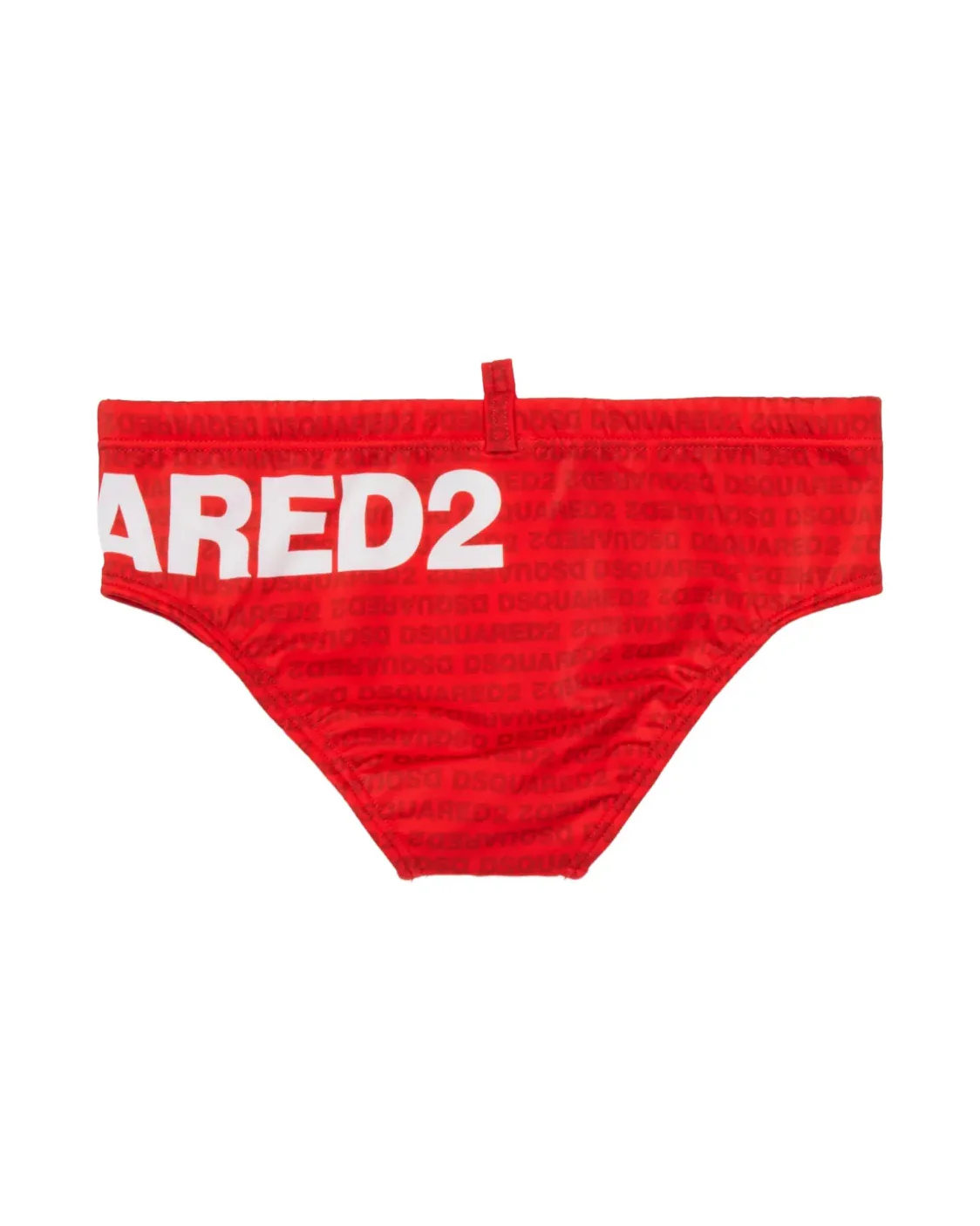 Dsquared2 Kids Costume Rosso con Logo All-Over per Bambini