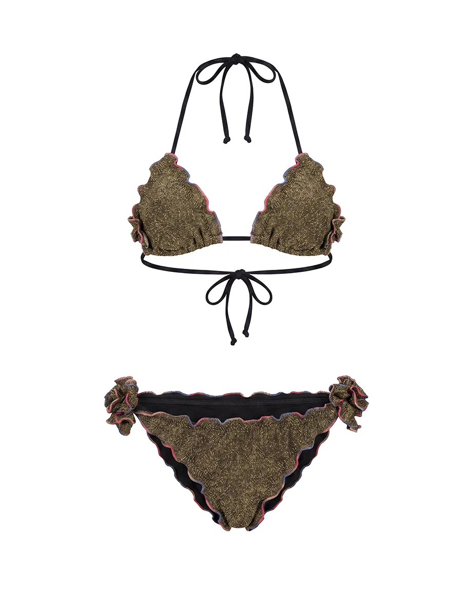 4Giveness Kids Bikini Triangolo Oro per Bambine