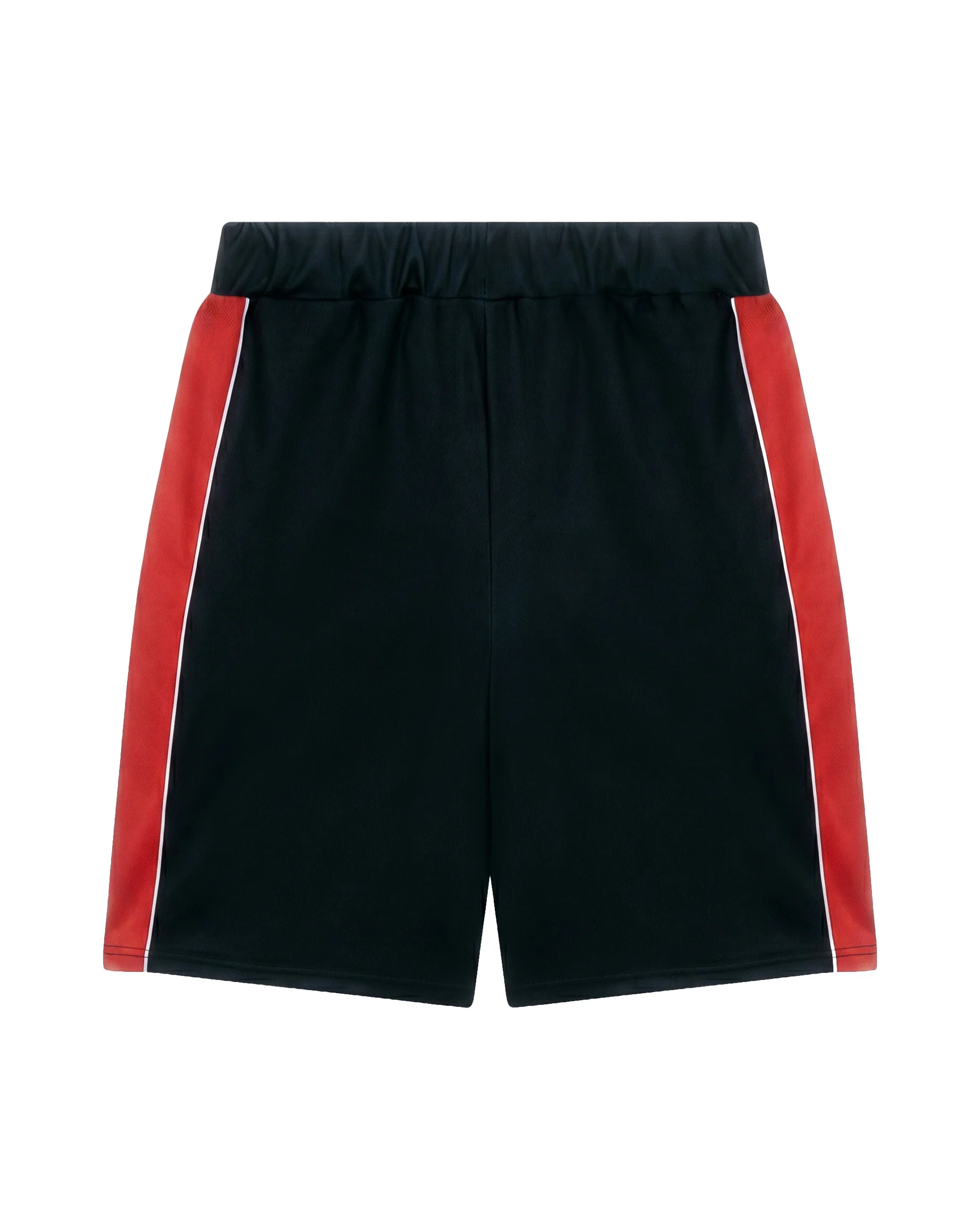 Gcds Kids Bermuda Nero e Rosso con Logo per Bambini