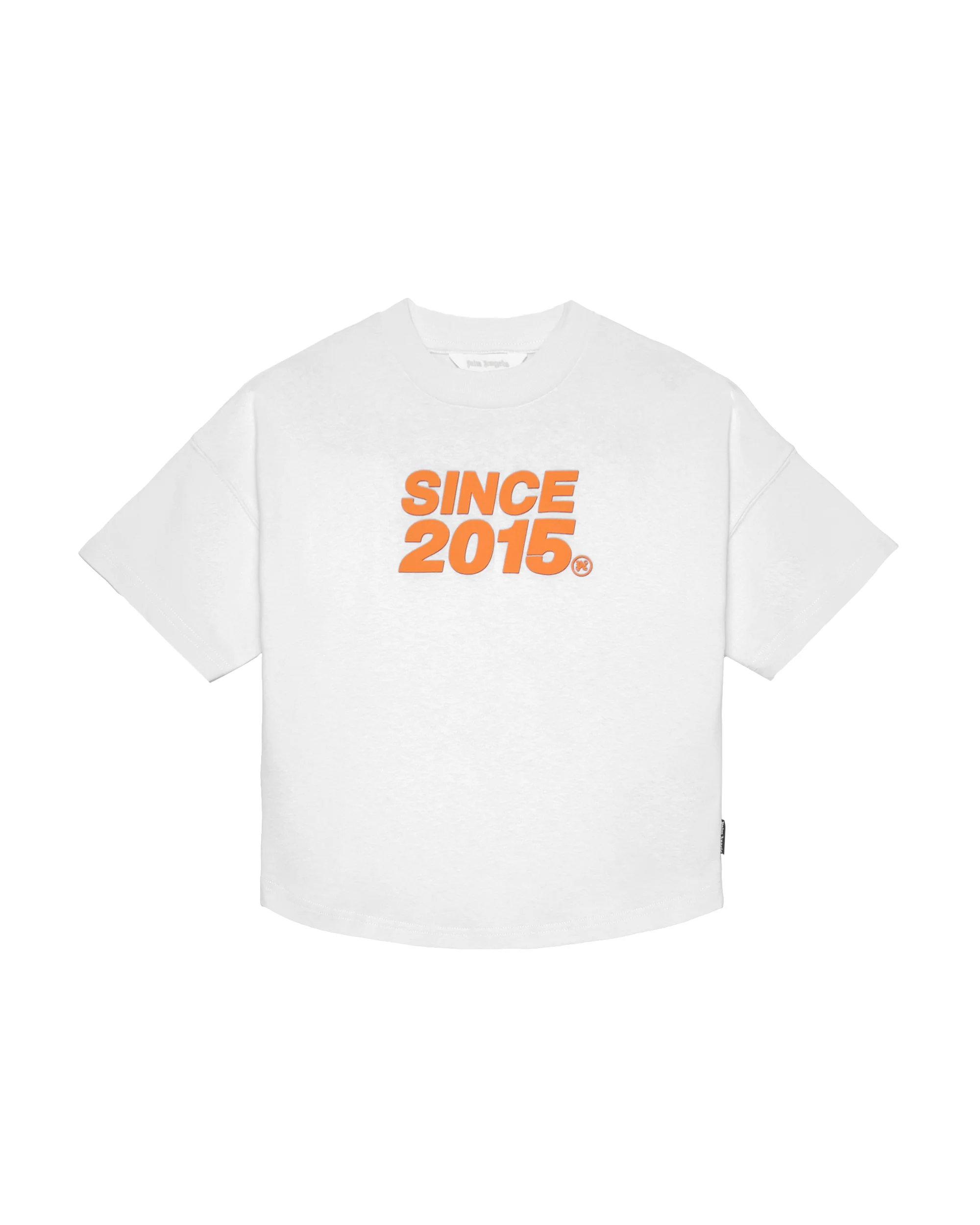 Palm Angels Kids T-Shirt Bianco con Stampa per Bambini