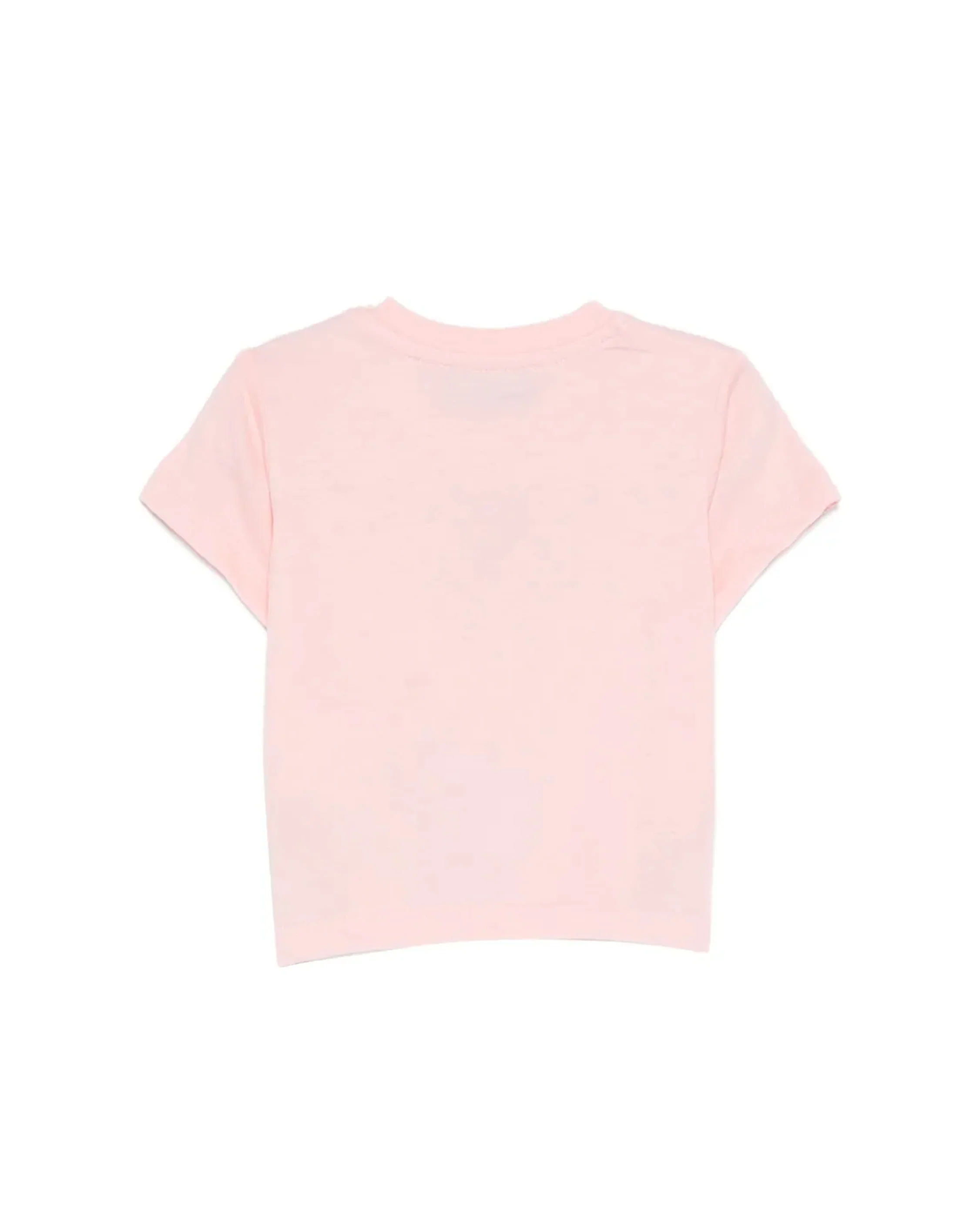 Moschino Kids T-Shirt Rosa con Logo Teddy Bear per Neonate