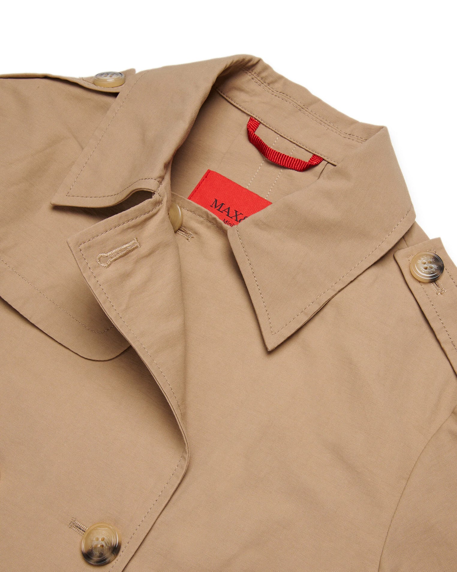 Max & Co Giacca in Denim Beige Cropped per Bambine
