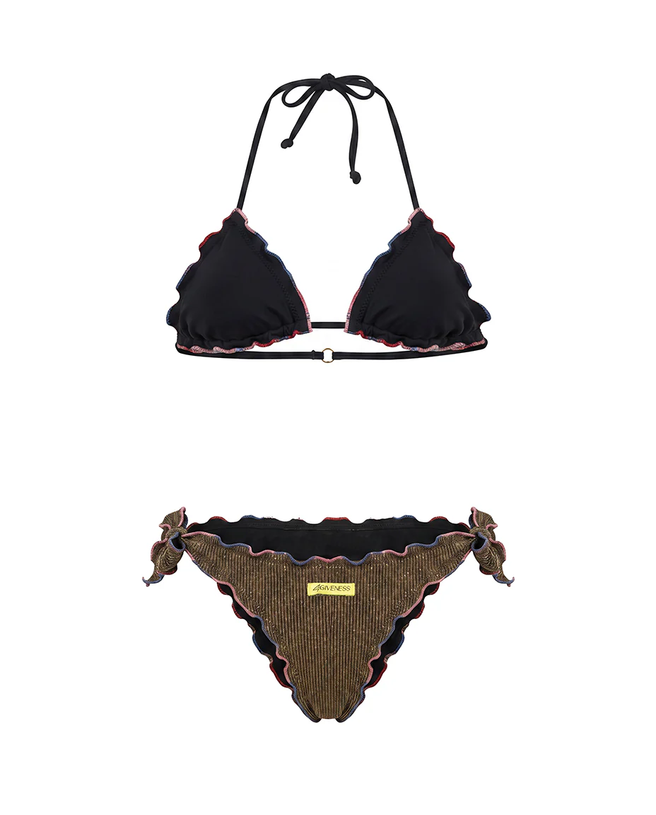 4Giveness Kids Bikini Triangolo Oro per Bambine