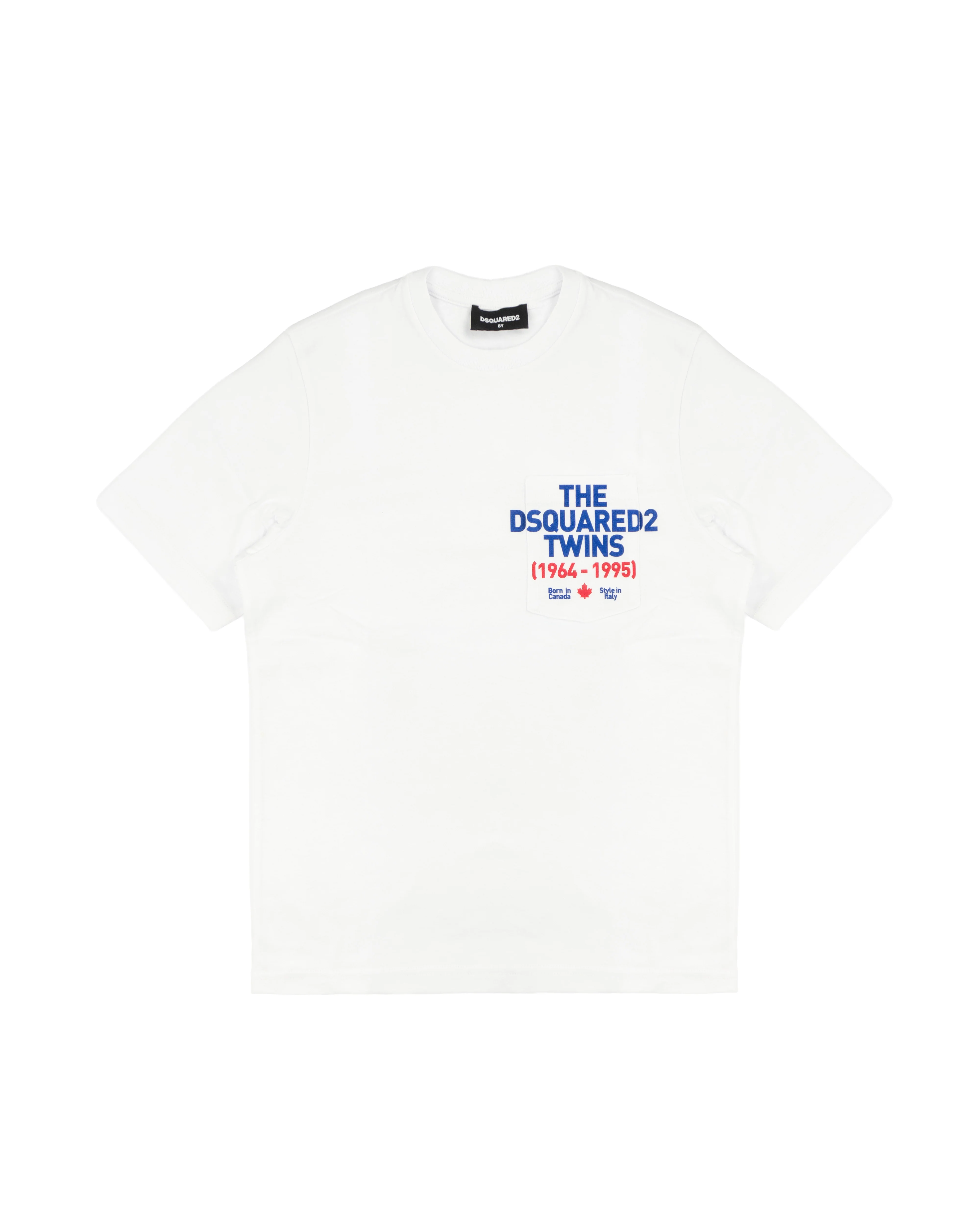 Dsquared2 Kids T-Shirt Bianca con Stampa Logo per Bambini