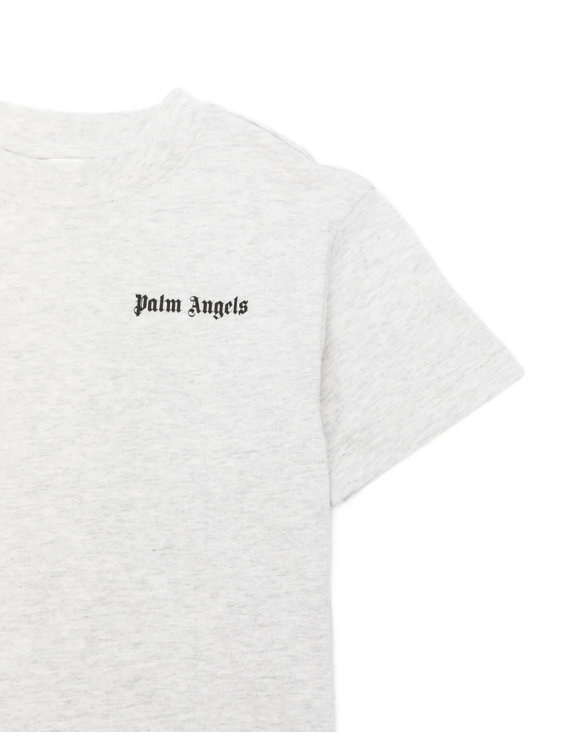 Palm Angels Kids Tri-Pack T-Shirt Bianco/Nero/Grigio con Logo Stampato per Bambini