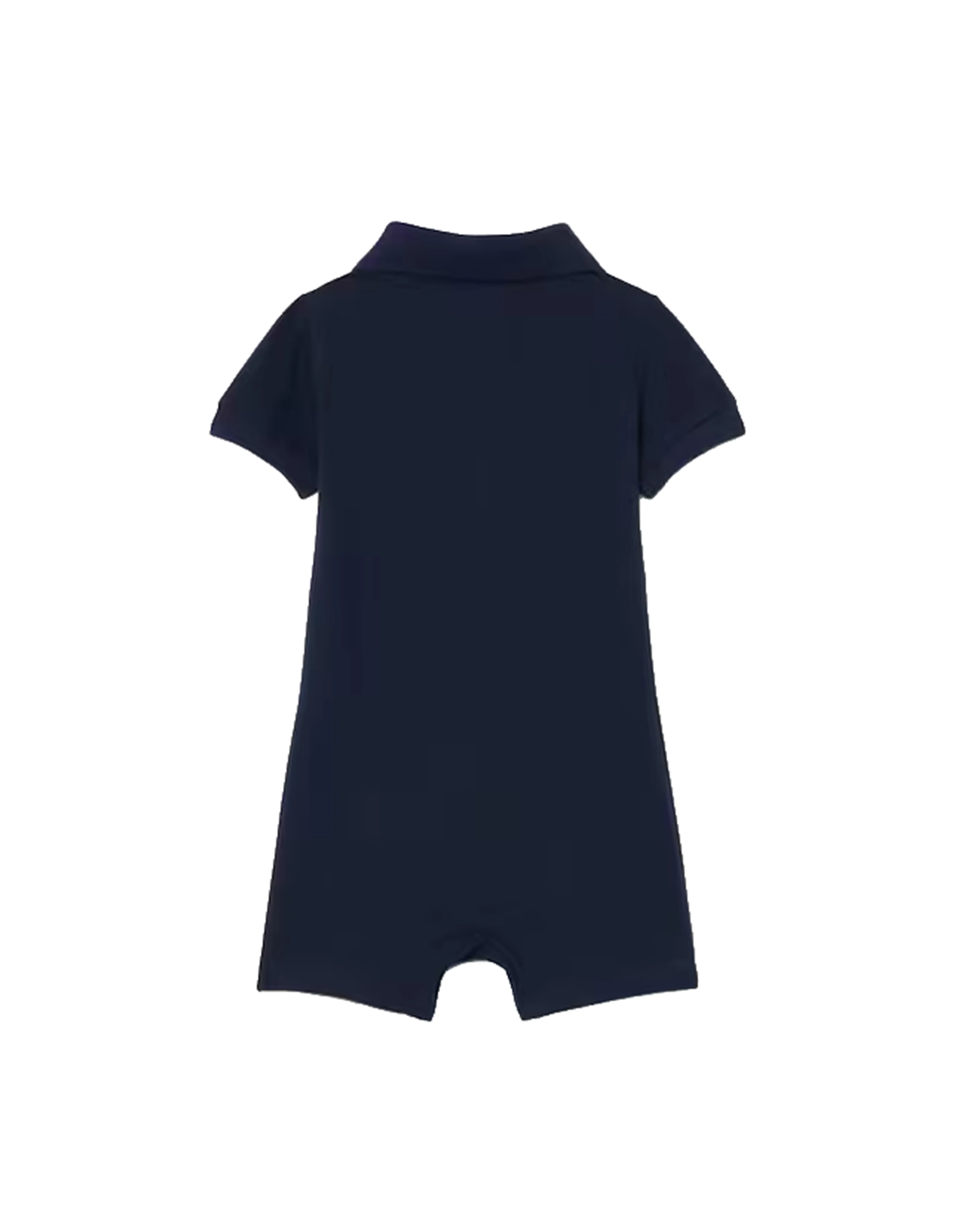 Lacoste Kids Pagliacetto a Polo Blu con Logo Ricamato per Neonati