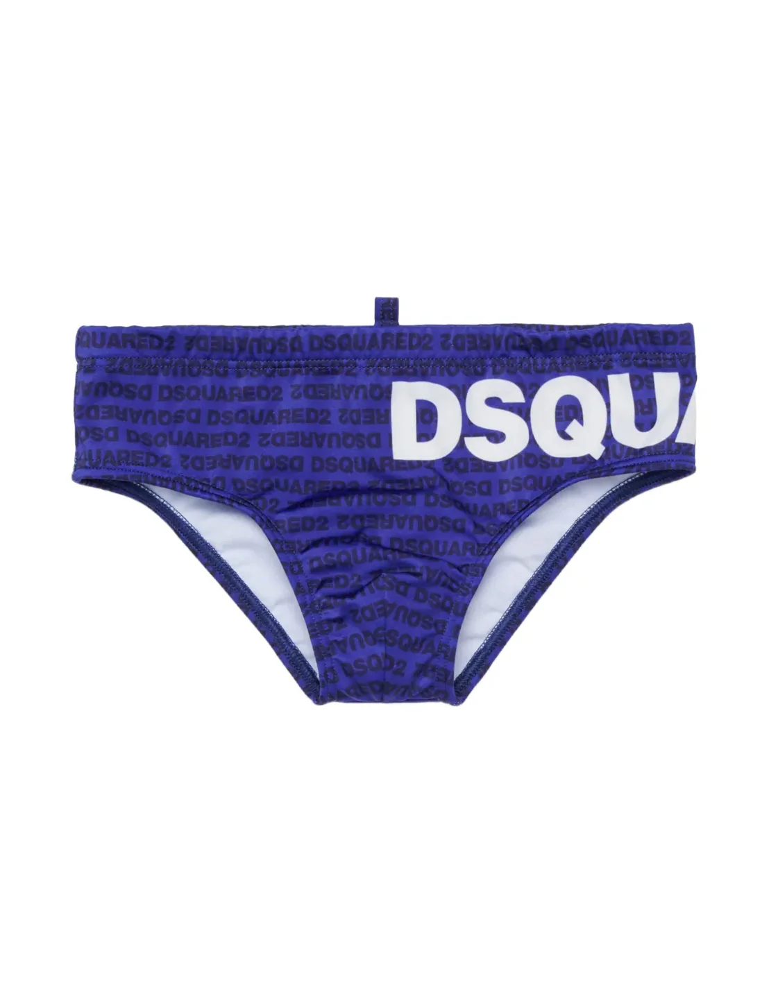 Dsquared2 Kids Costume Blu con Logo All-Over per Bambini
