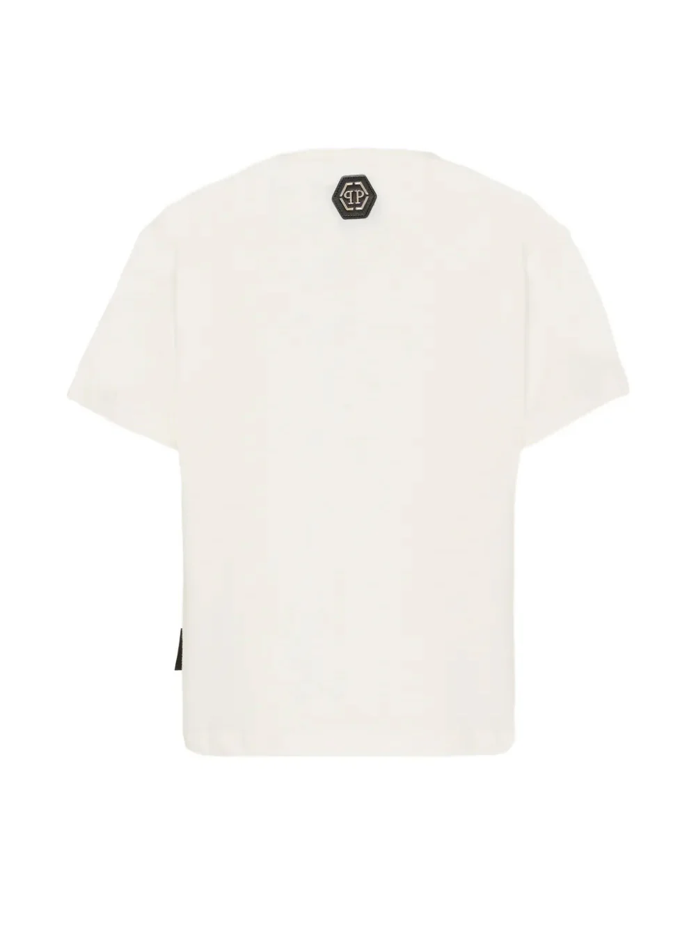 Philipp Plein Kids T-Shirt Bianco con Stampa Multicolor per Bambini