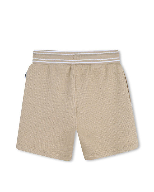 Boss Kids Bermuda Beige in Cotone per Neonati