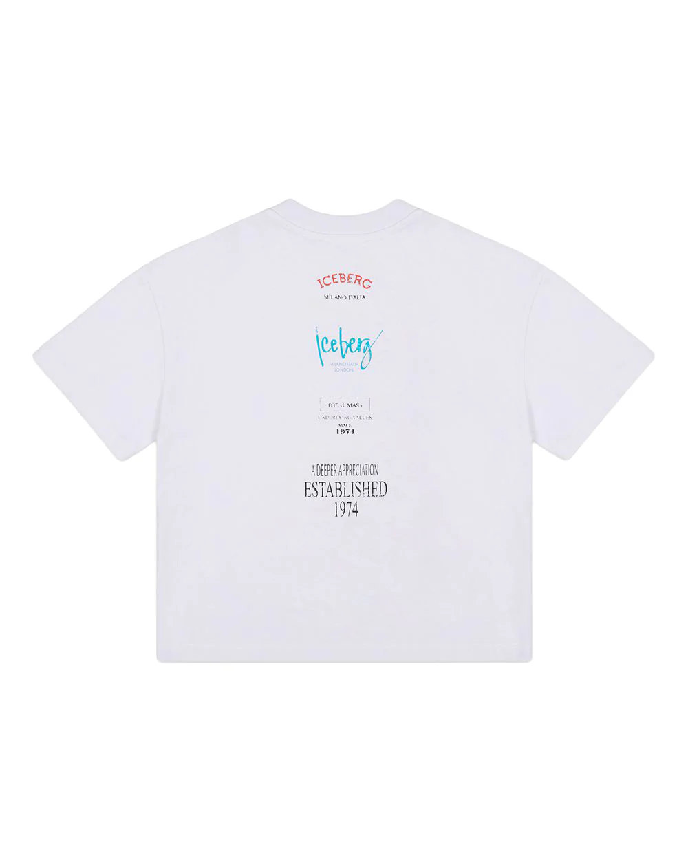 Iceberg Kids Bianco con Stampa Logo per Bambini