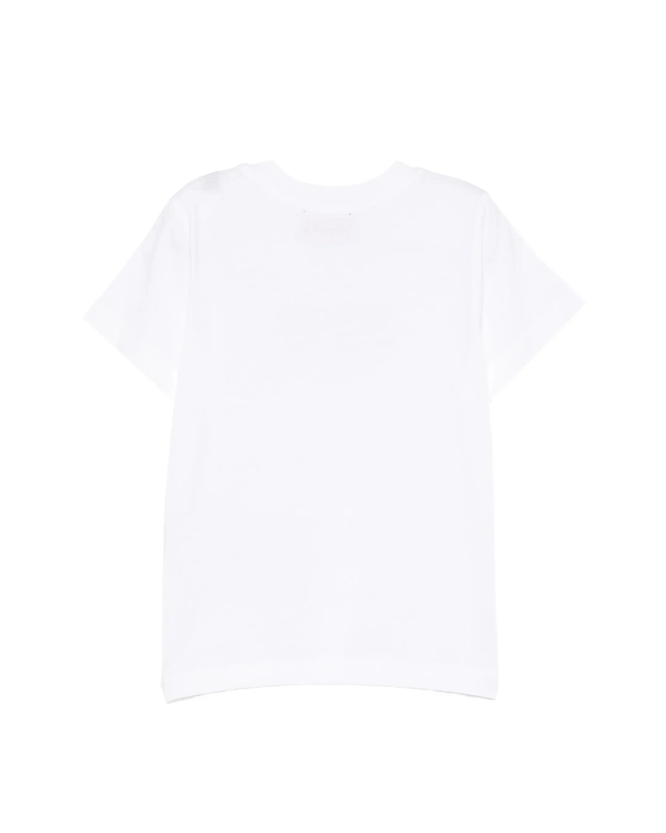 Diesel Kids T-Shirt Bianco con Logo Rosso Unisex