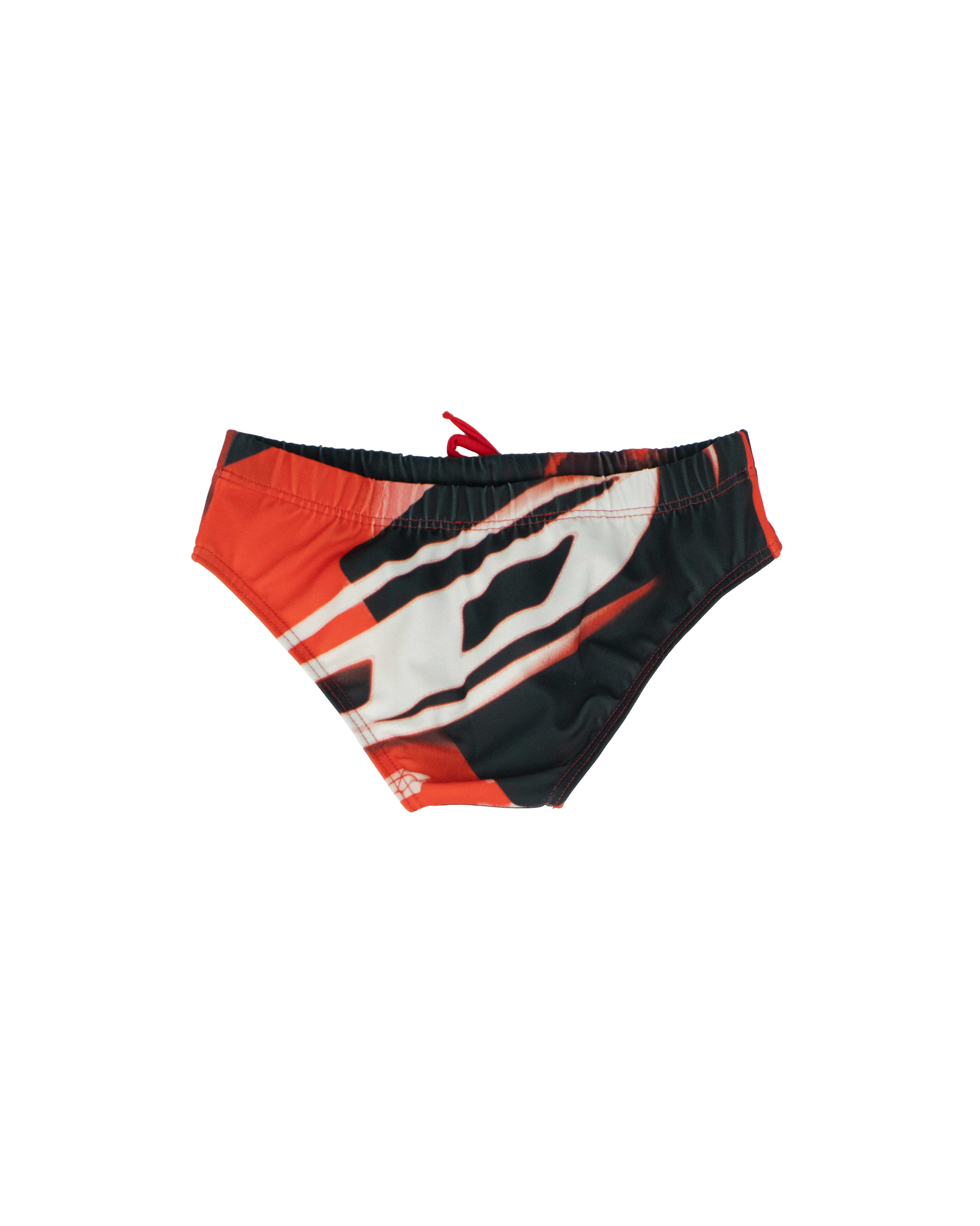Diesel Kids Costume Nero/Rosso con Logo All-Over per Bambini