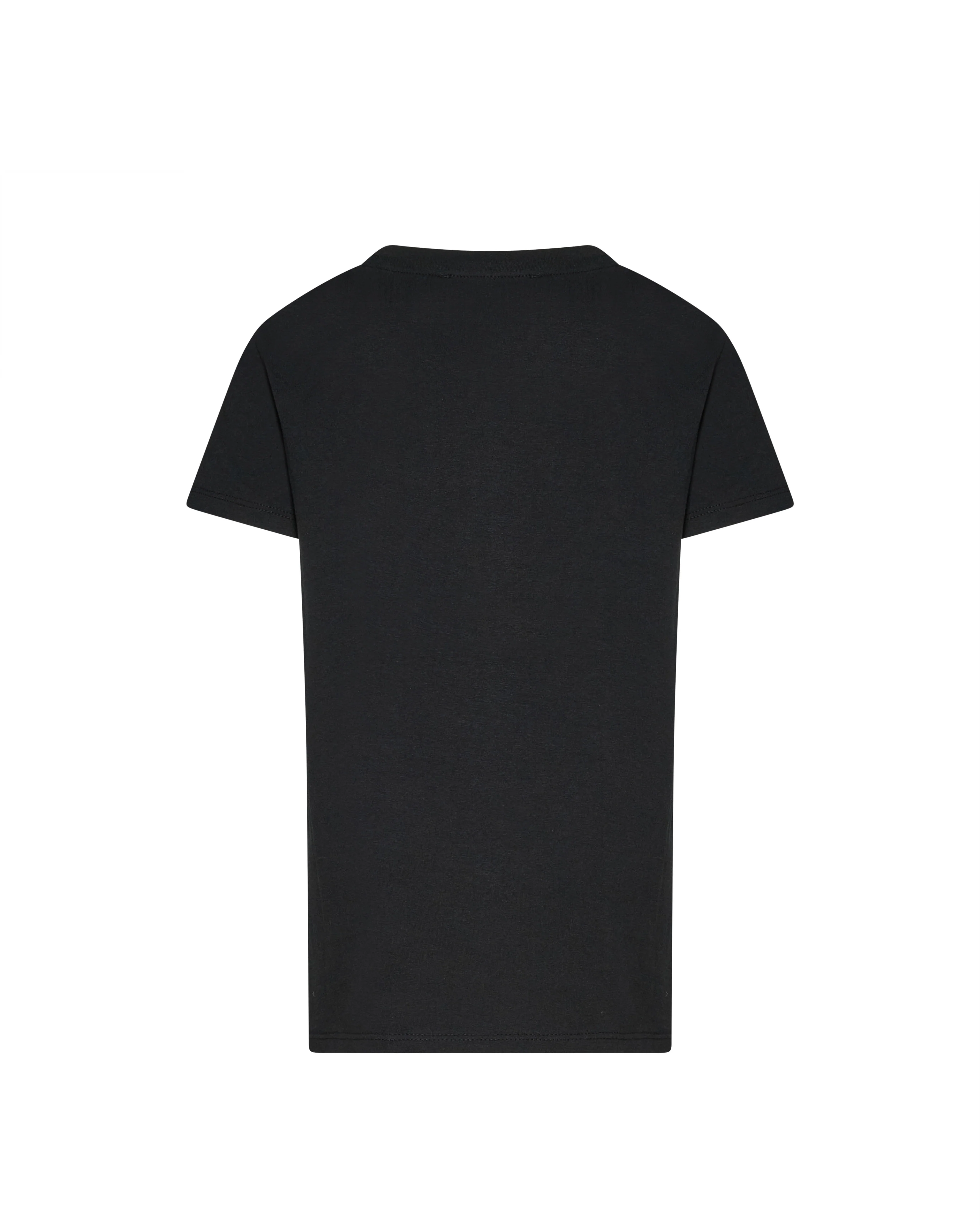 John Richmond Kids T-Shirt Nero con Logo Ricamato per Bambini