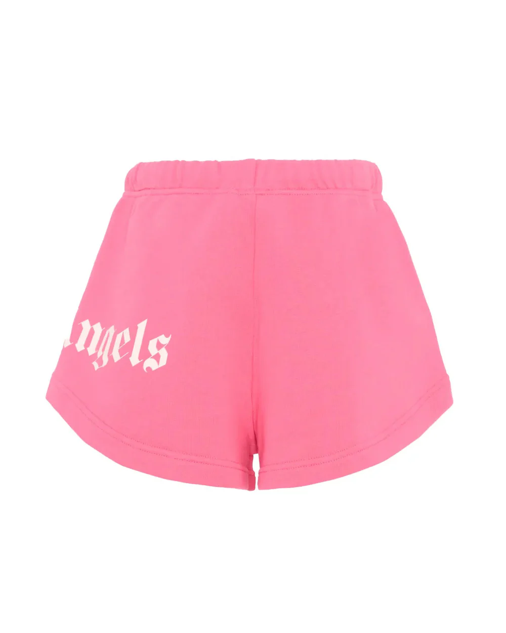 Palm Angels Kids Short Fucsia con Logo per Bambine