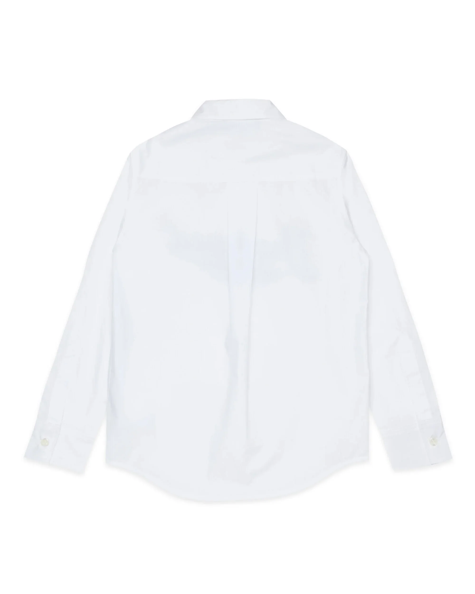 Dsquared2 Kids Camicia Bianca con Maxi Stampa Logo a Contrasto per Bambini