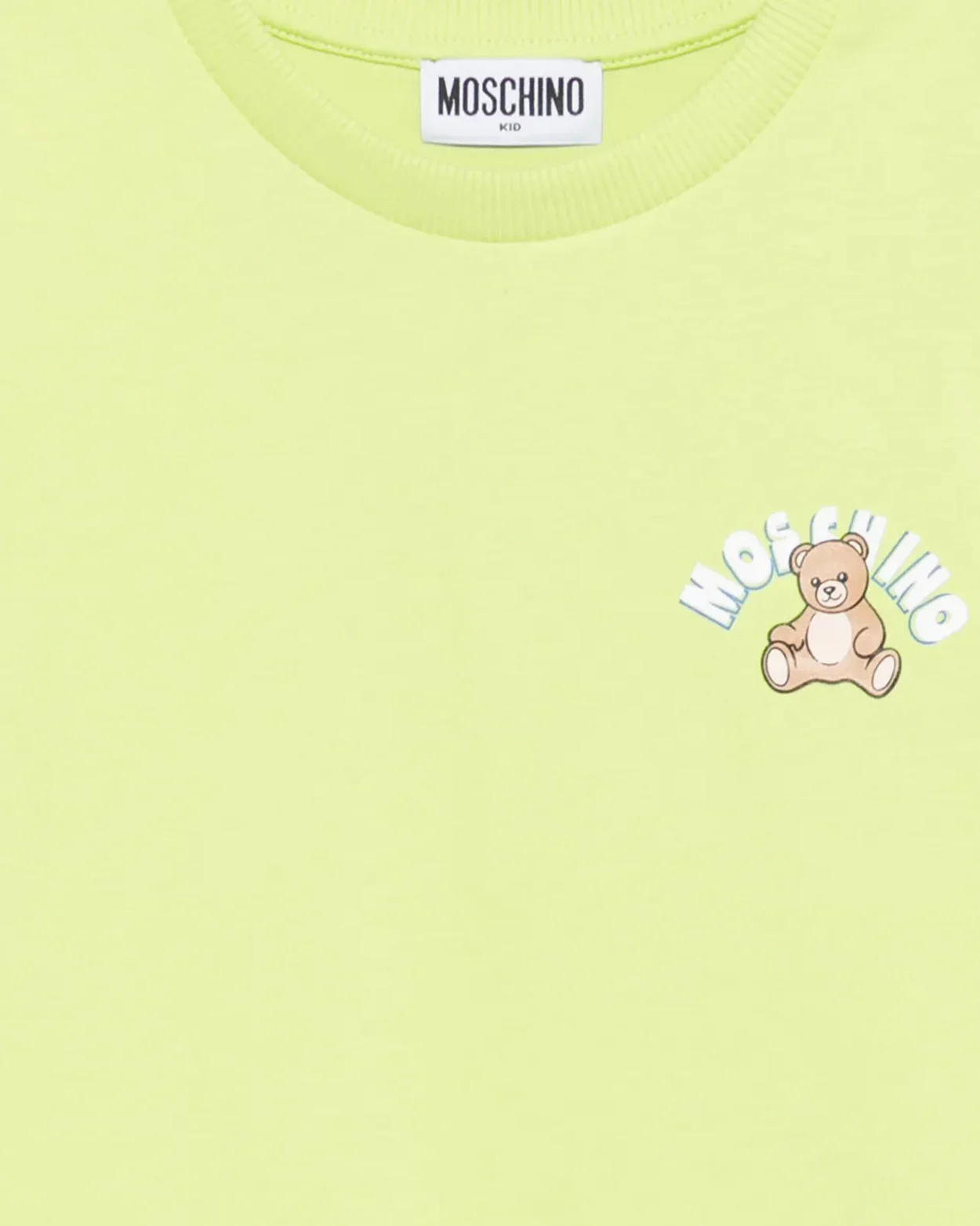 Moschino Kids T-shirt Verde con Teddy Bear per Bambini