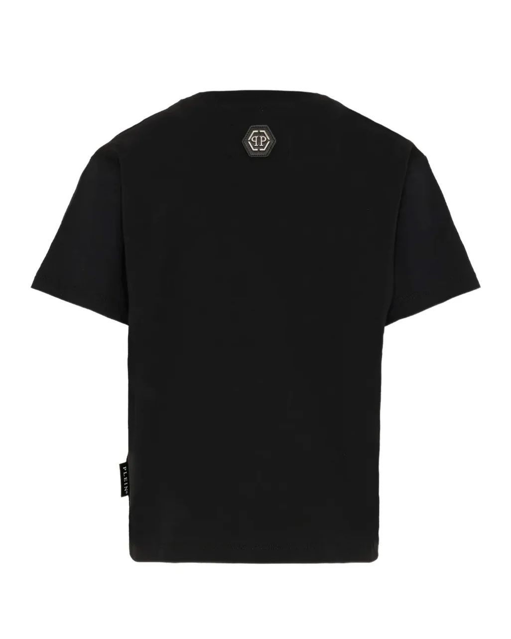 Philipp Plein Kids T-Shirt Nero con Stampa Multicolor per Bambine