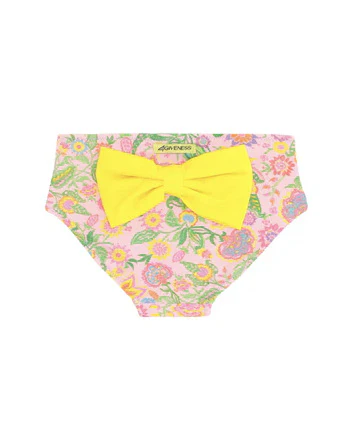 4Giveness Kids Slip Fantasia Pink con Fiocco Giallo per Neonate