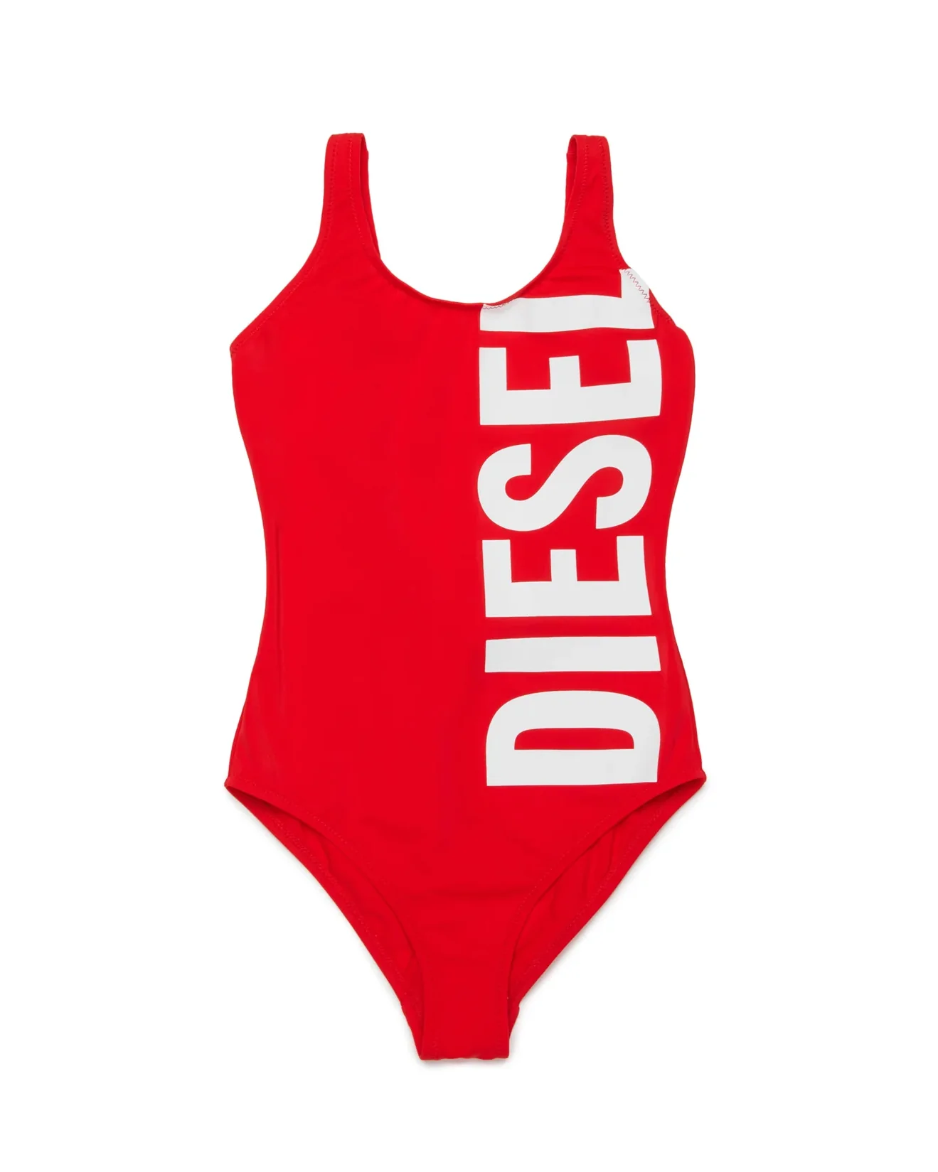 Diesel Kids Costume Rosso con Stampa Logo per Bambine