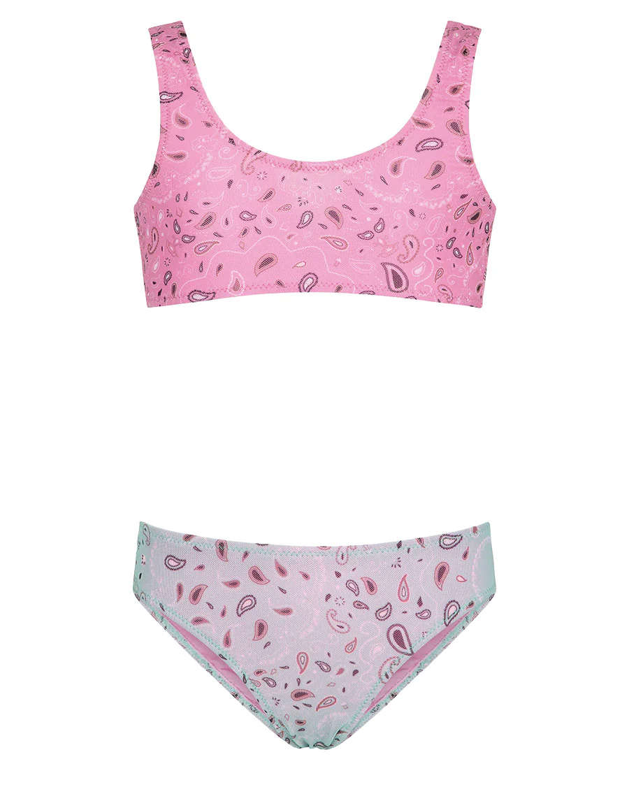 F**K Kids Costume Fantasia Bandana Rosa per Bambine