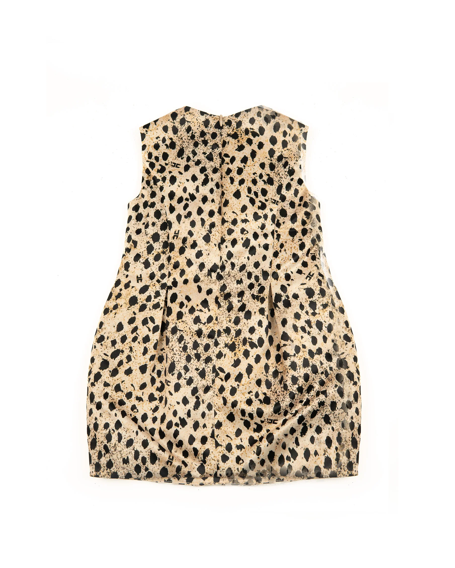 Elisabetta Franchi La Mia Bambina Abito con Motivo Animalier per Bambine