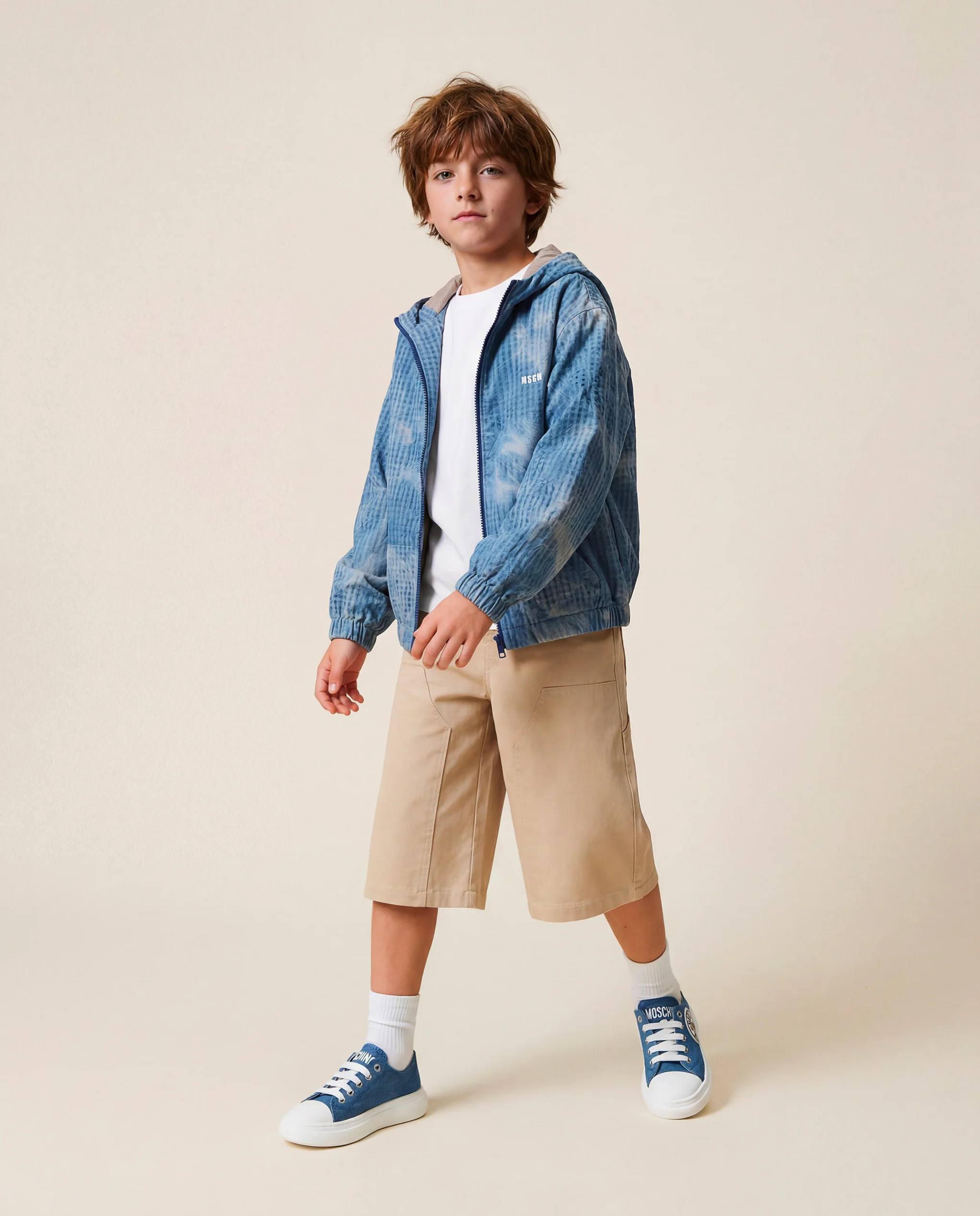 Msgm Kids Giacca Effetto Sbiadito per Bambini