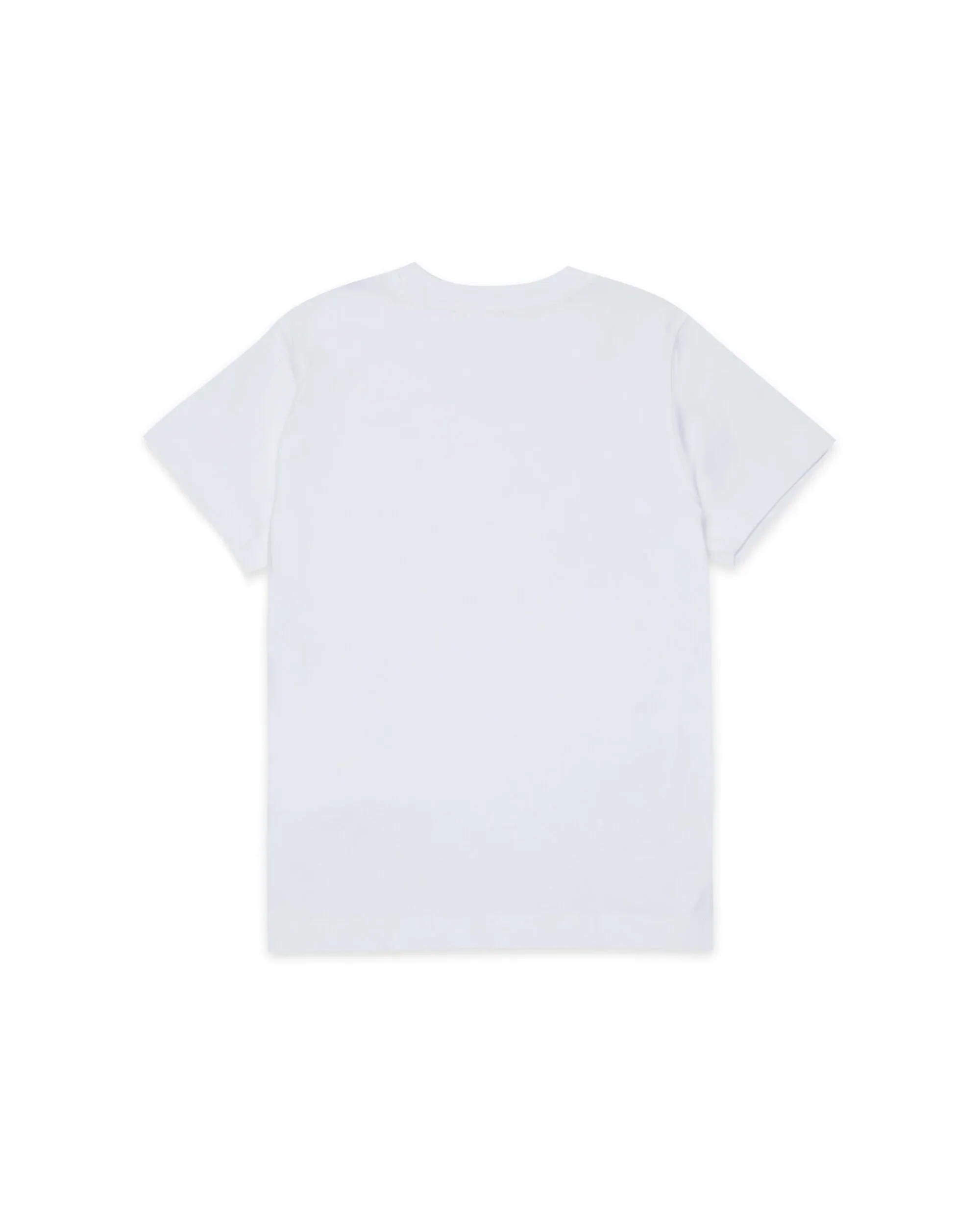 Diesel Kids T-shirt Bianca con Dettaglio Logo Metallico Unisex per Bambini