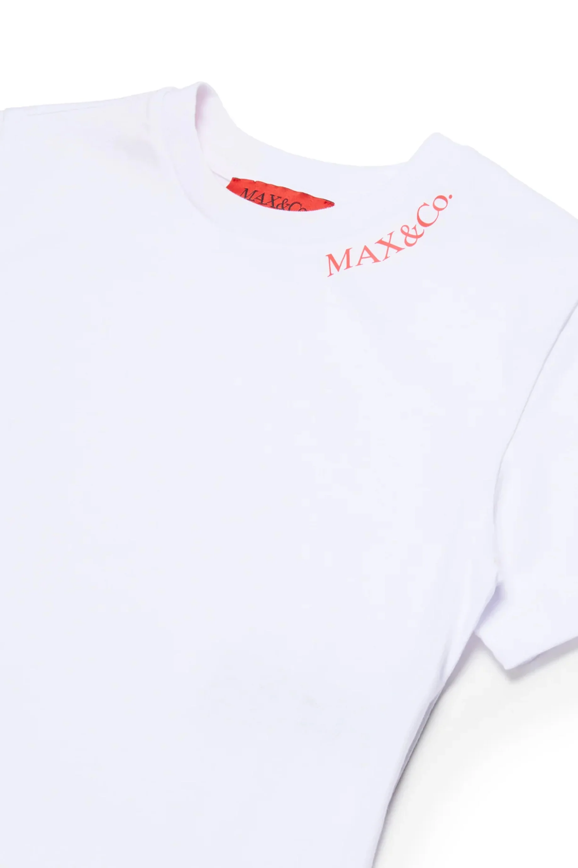 Max & Co Kids T-shirt Bianca con Stampa Logo per Bambine