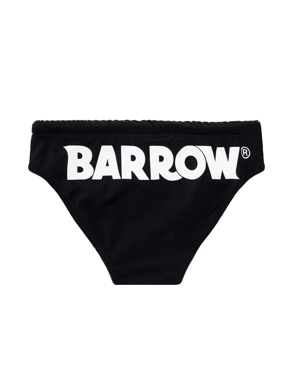 Barrow Kids Costume Slip Nero con Logo per Bambini