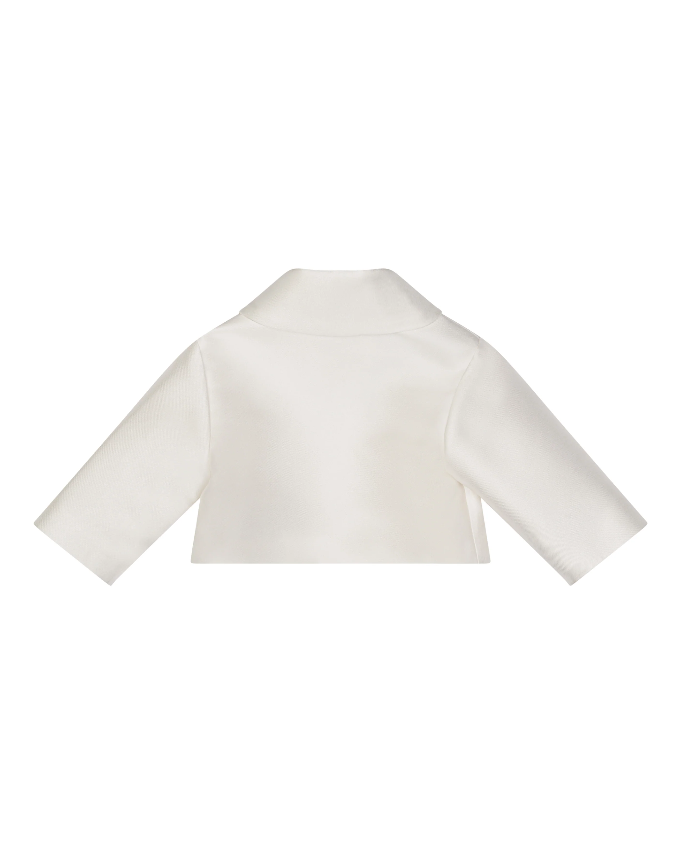 Simonetta Kids Giacca Avorio con Applicazione Per Neonate