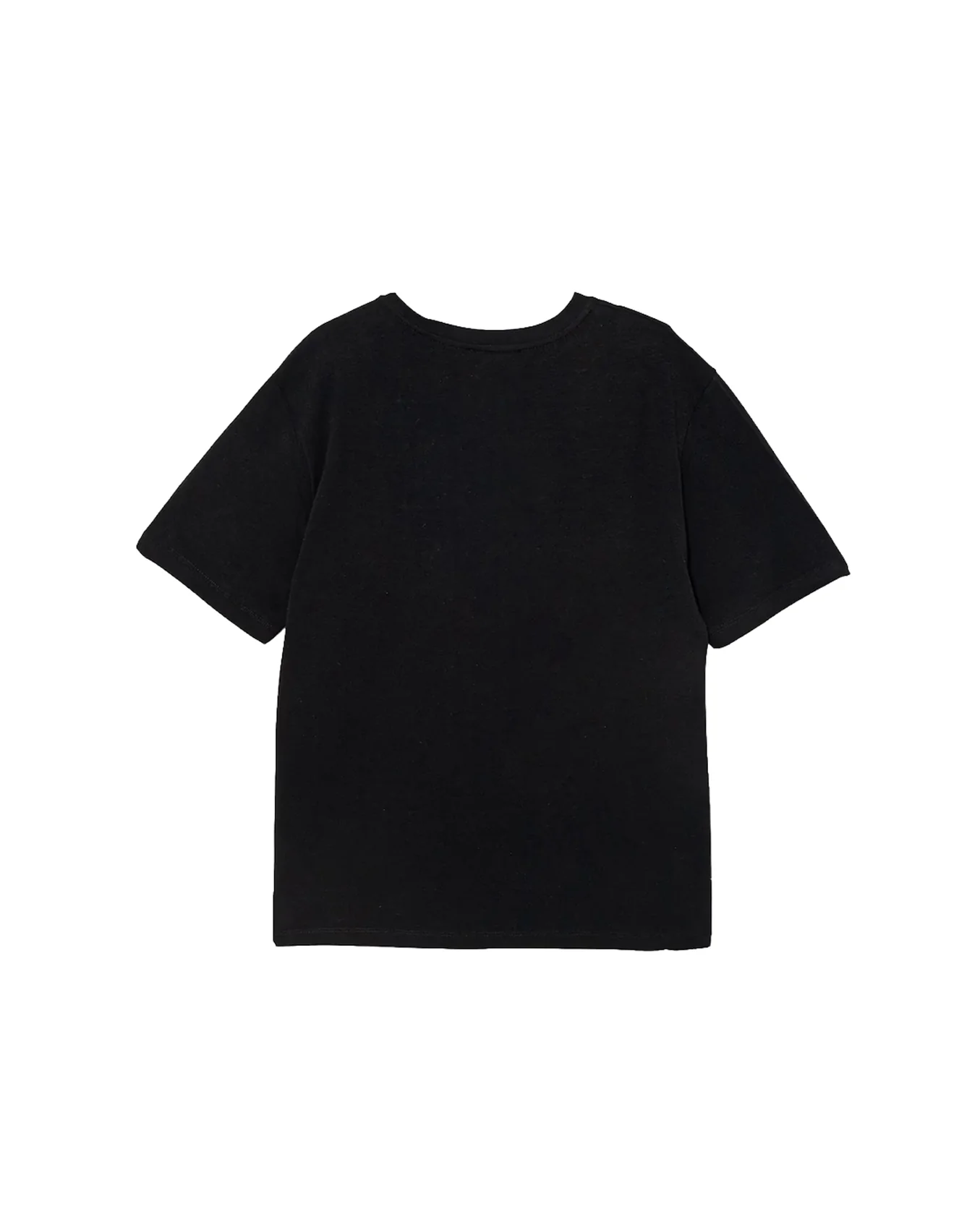 Elisabetta Franchi La Mia Bambina T-shirt Nero con Logo a Contrasto per Bambine