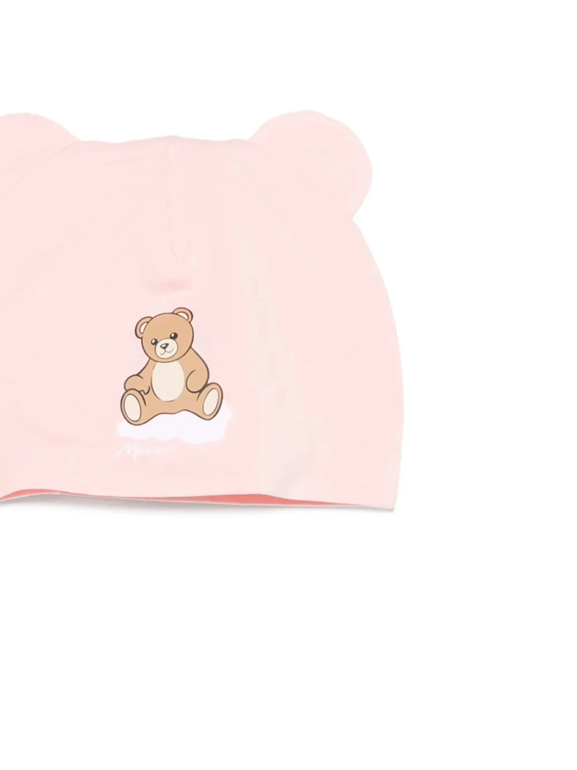 Moschino Kids Set Pagliaccetto+Cappello Rosa per Neonate