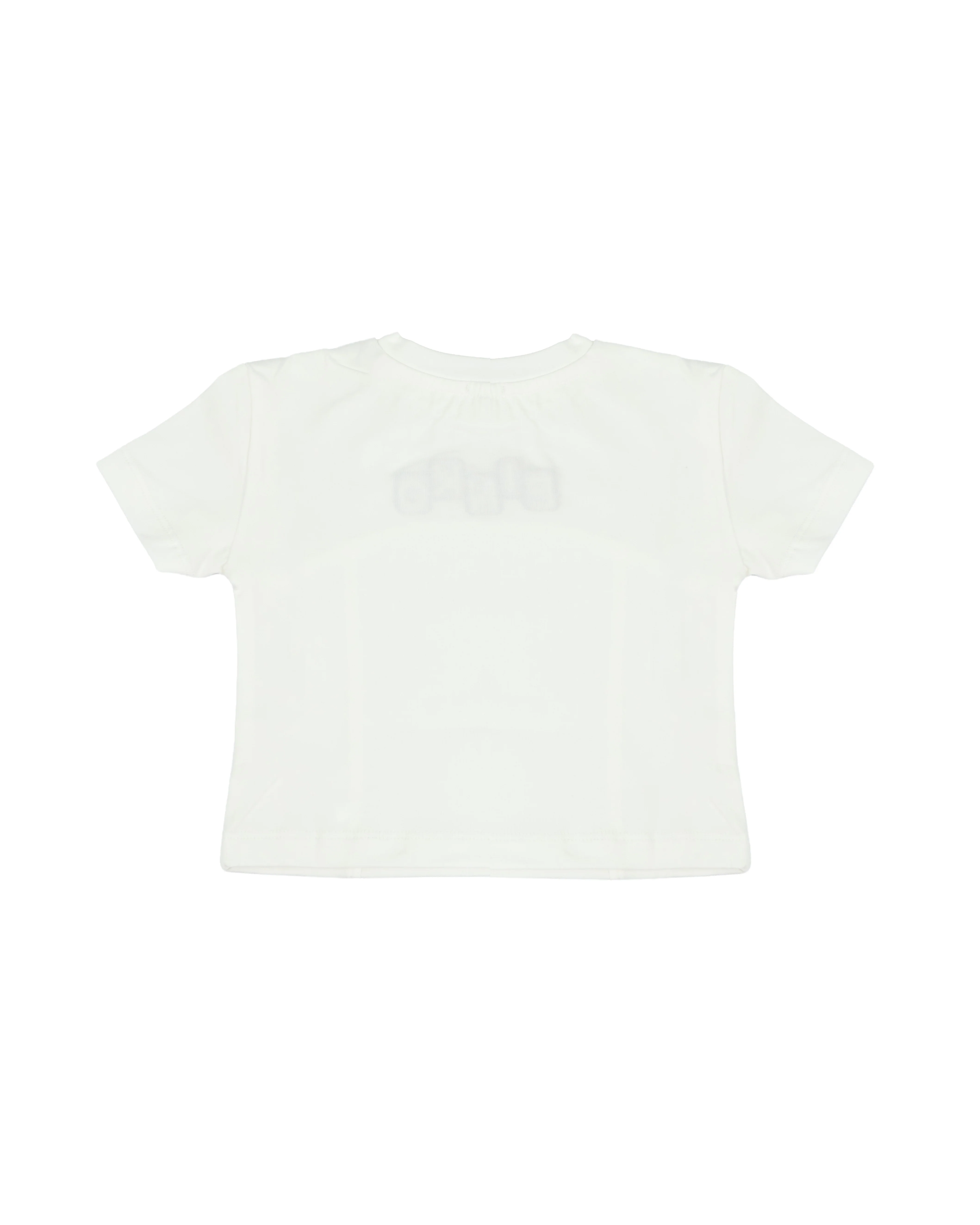 Pinko Kids T-Shirt Crop Bianca per Bambine