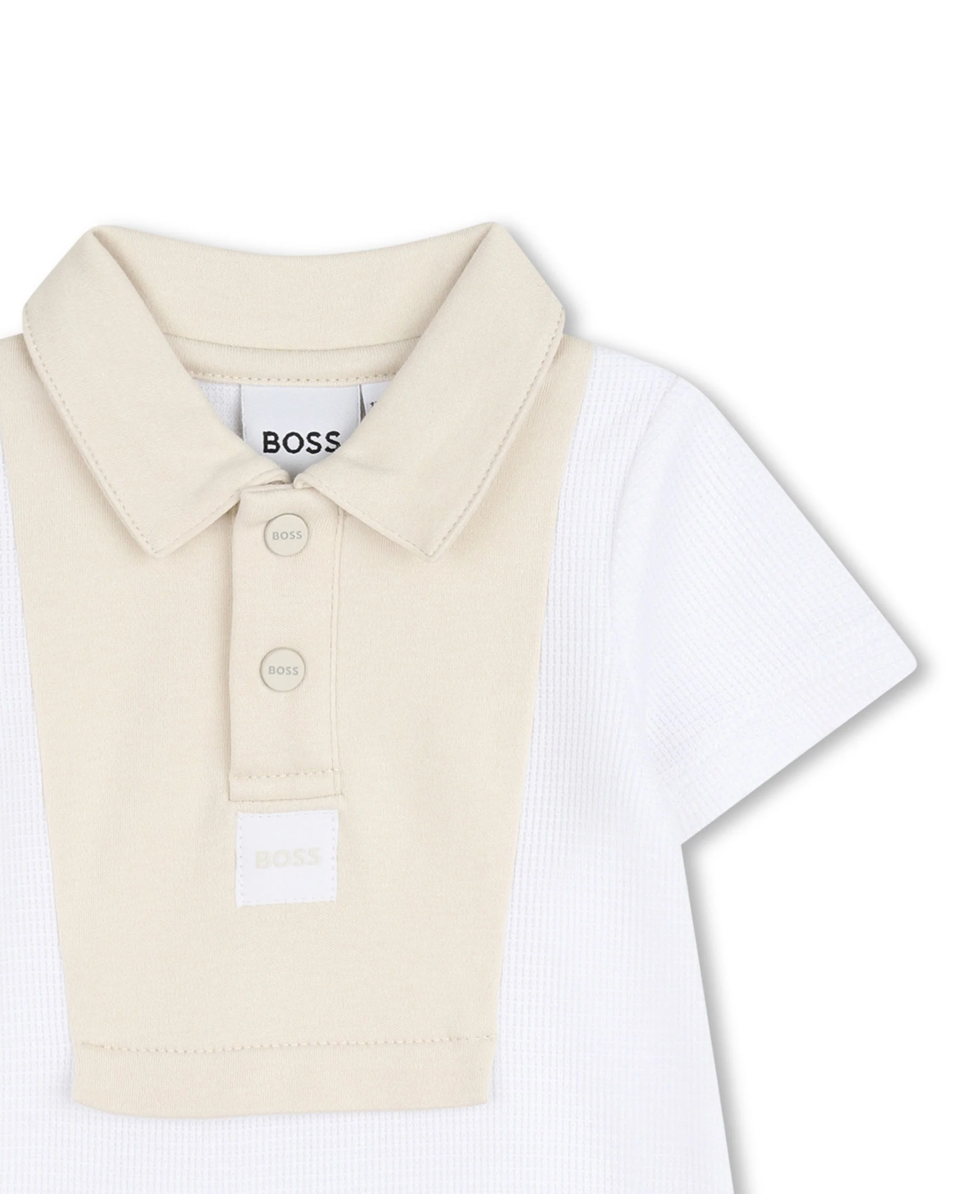 Boss Kids Tutina Bianco/Beige per Neonati