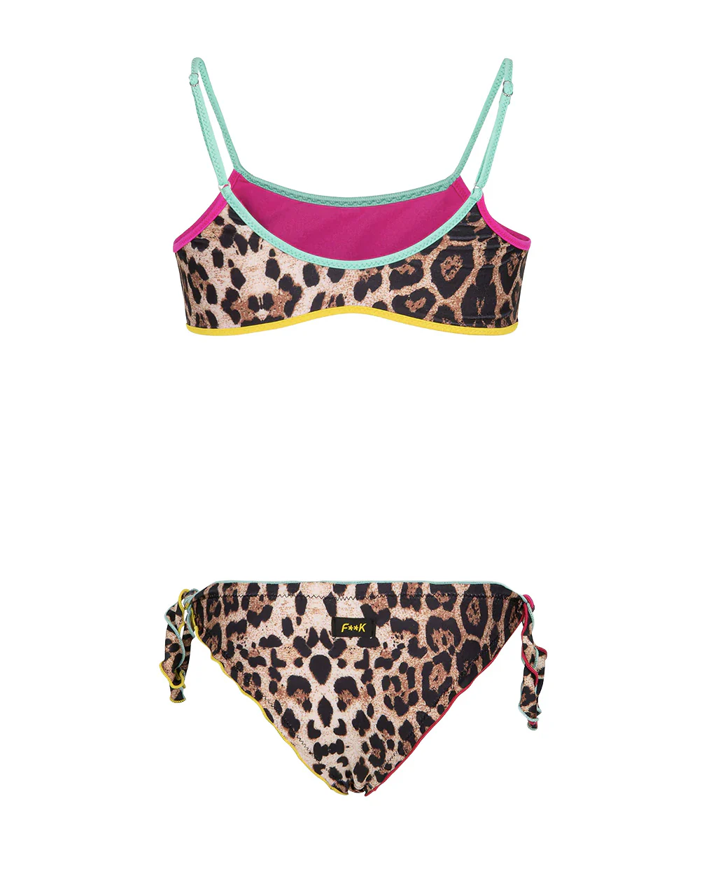 F**K Kids Costume a Fascia Fantasia Leopardato per Bambine