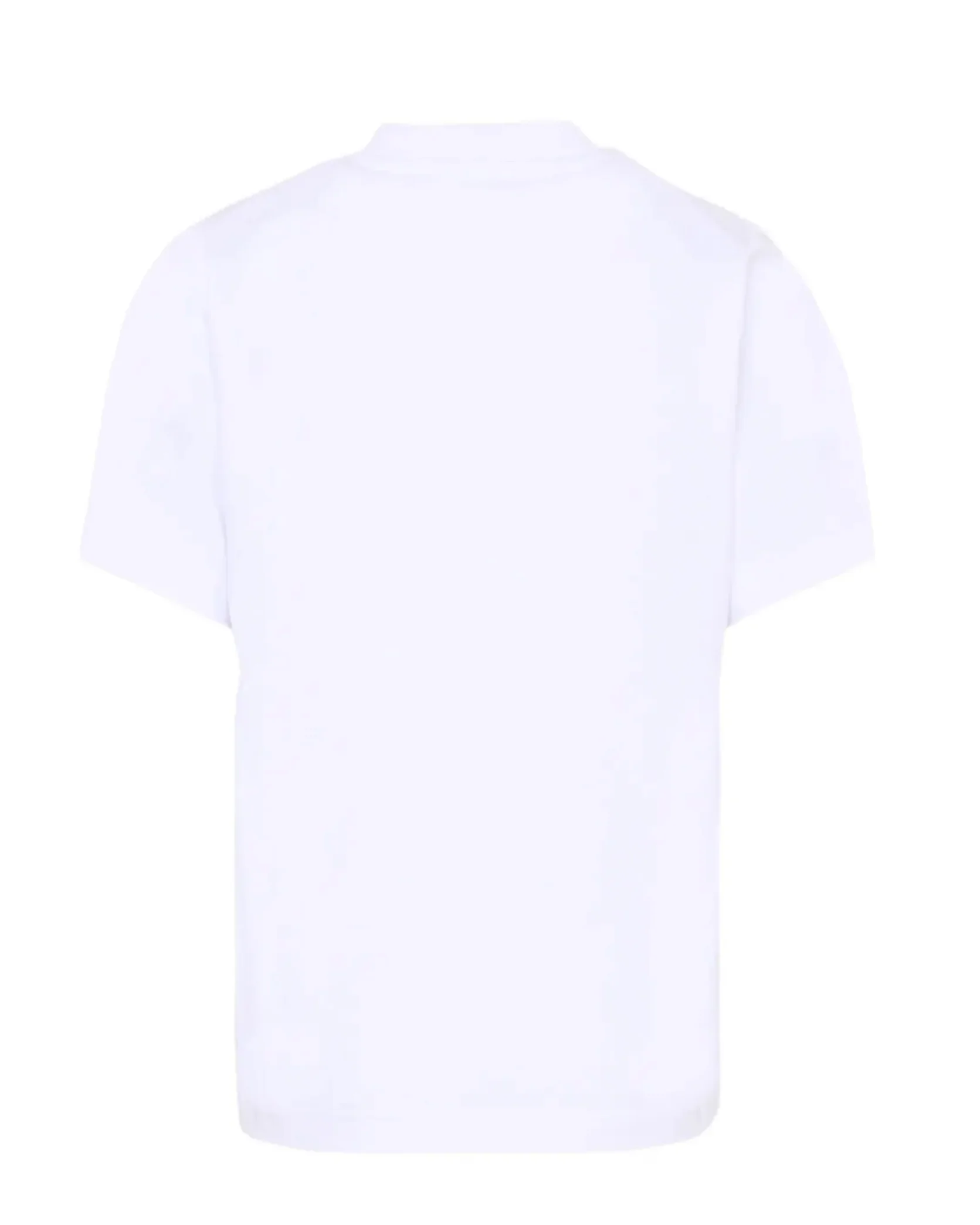 Dsquared2 Kids T-shirt Bianca Monocolore con Logo in Rilievo per Bambini
